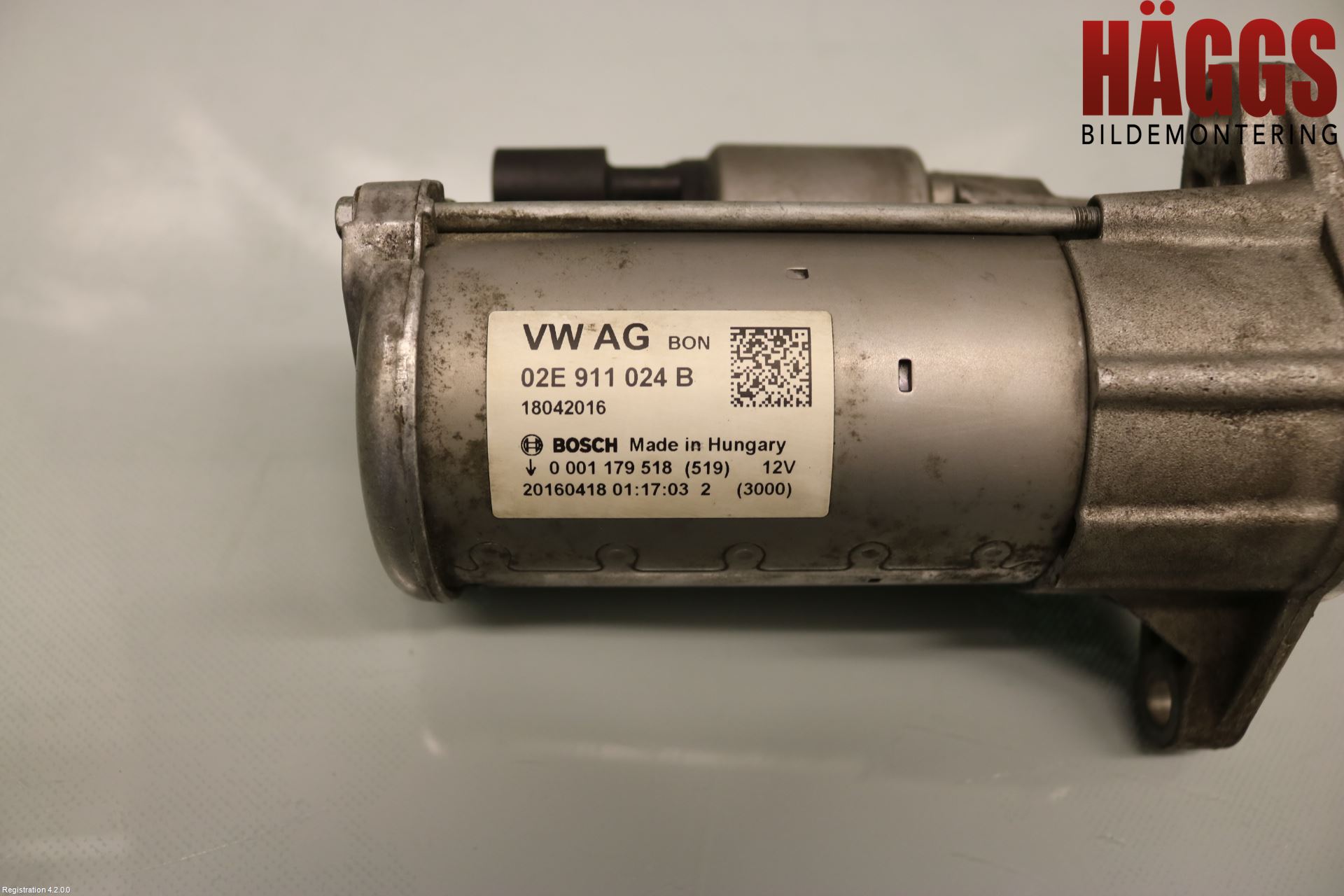 Volkswagen VW PASSAT 15-19 Startmotor