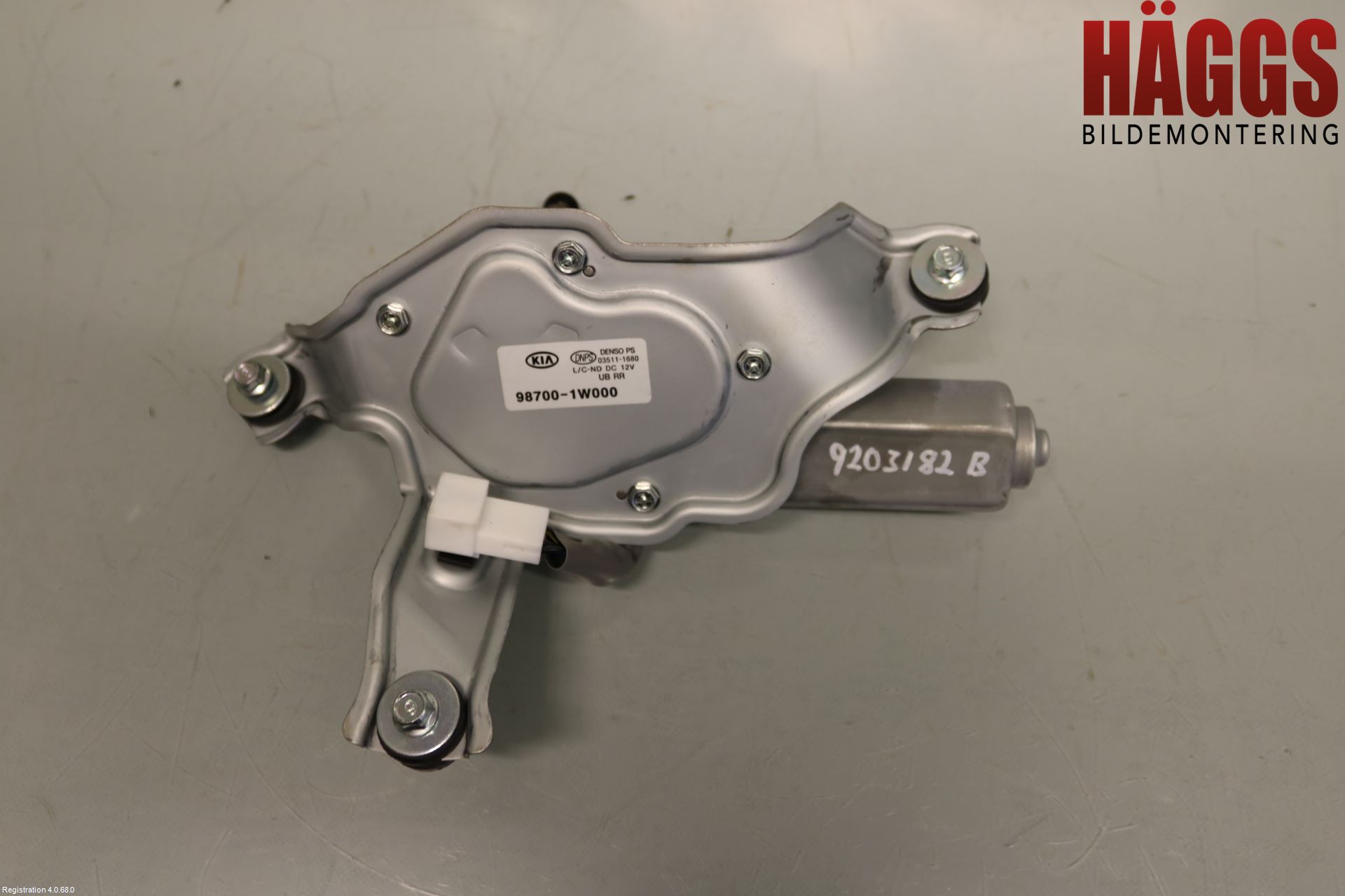 Kia RIO 12-16 Torkarmotor Baklucka