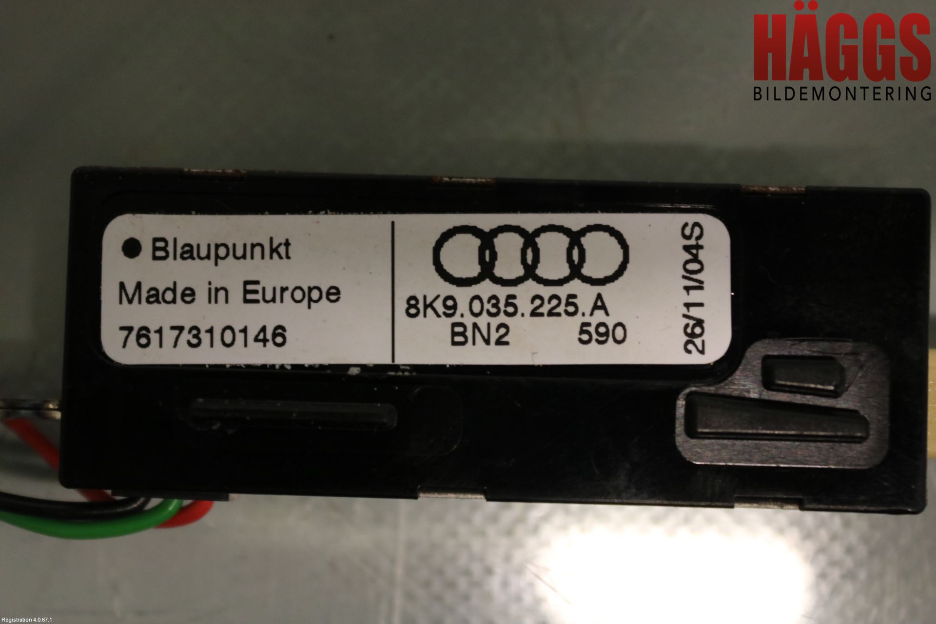 Audi A4/S4 08-11 Antennförstärkare