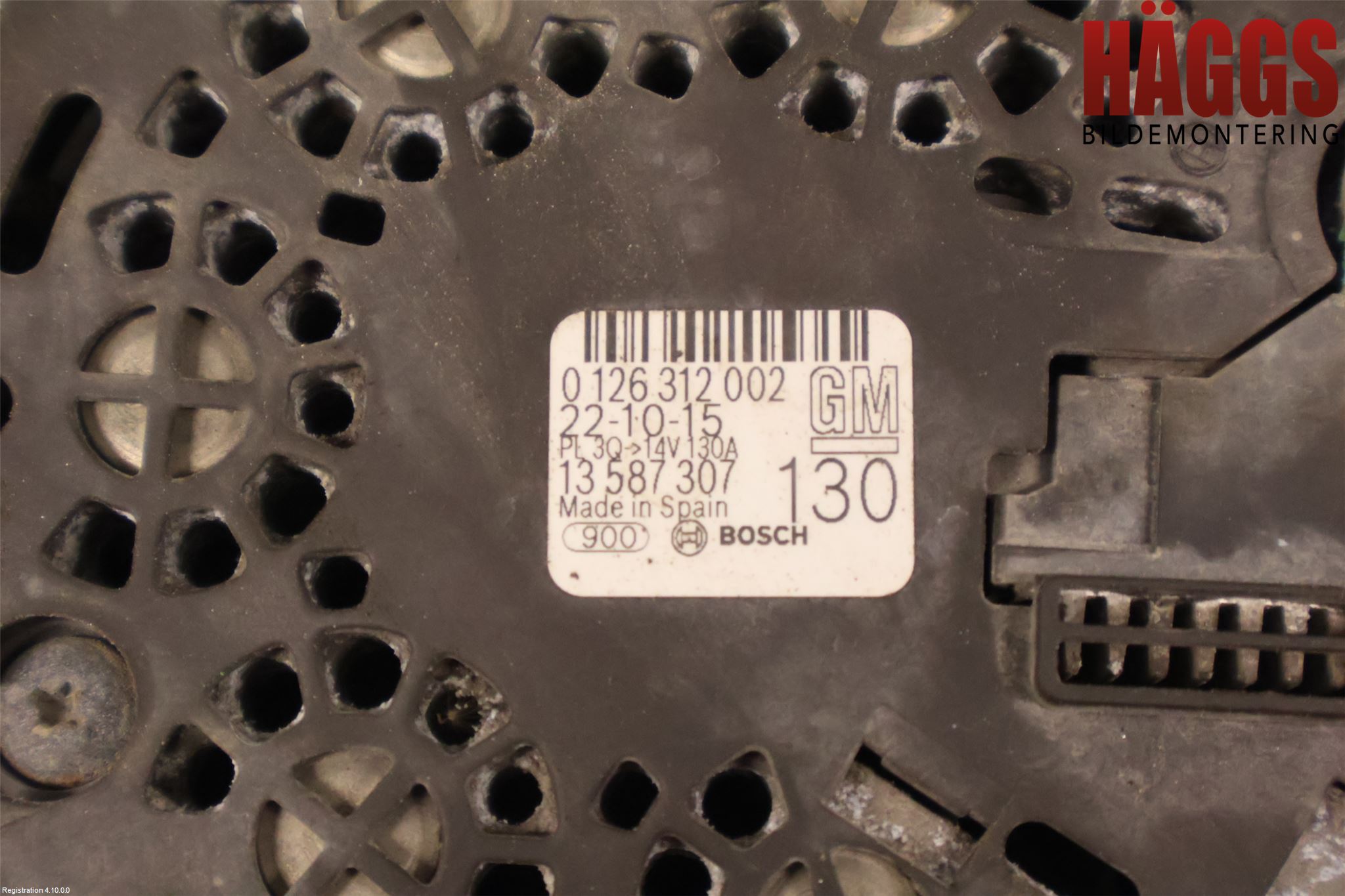 Opel ASTRA K 16-22 Generator