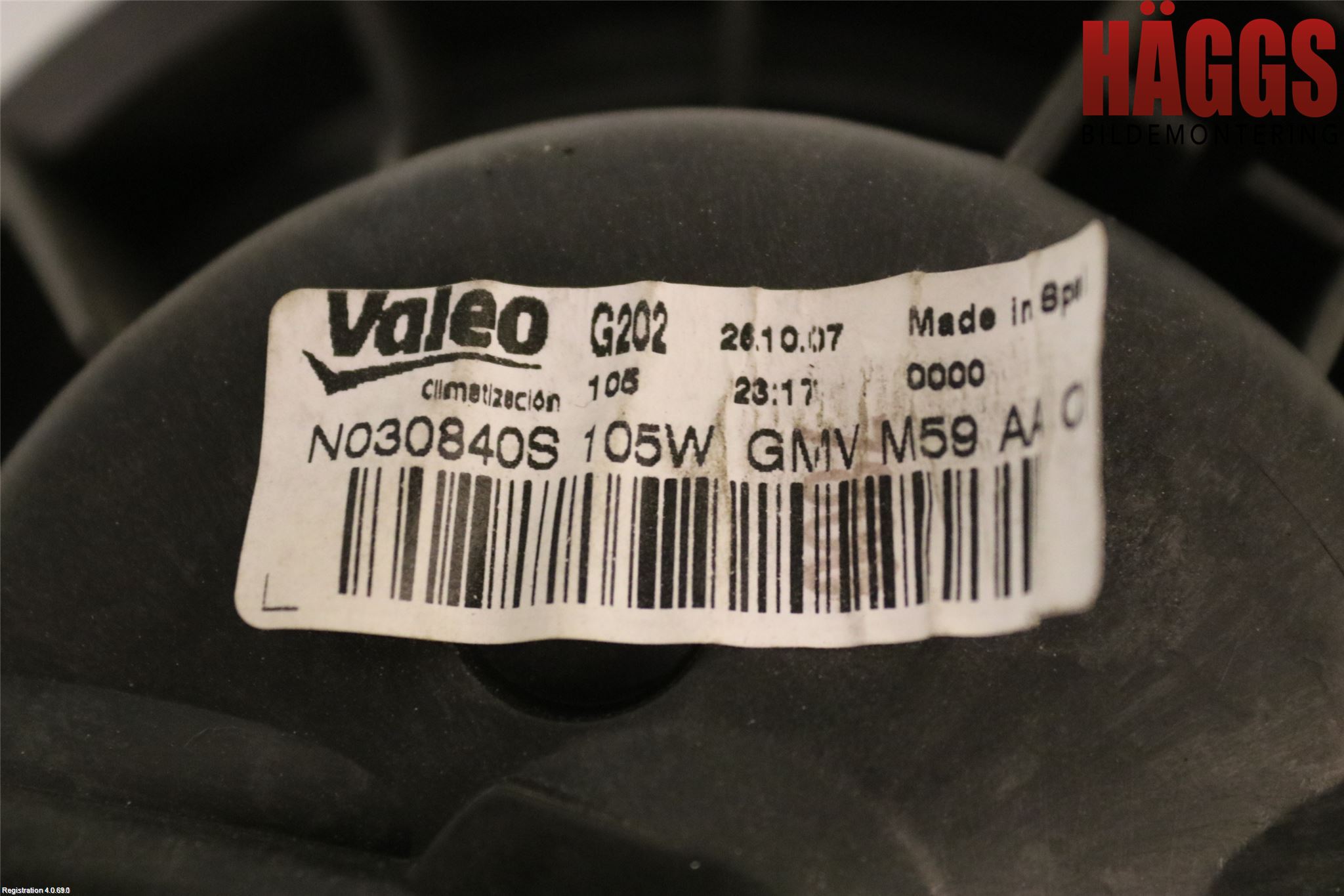 Citroen BERLINGO  03-07 Ac Värmefläkt