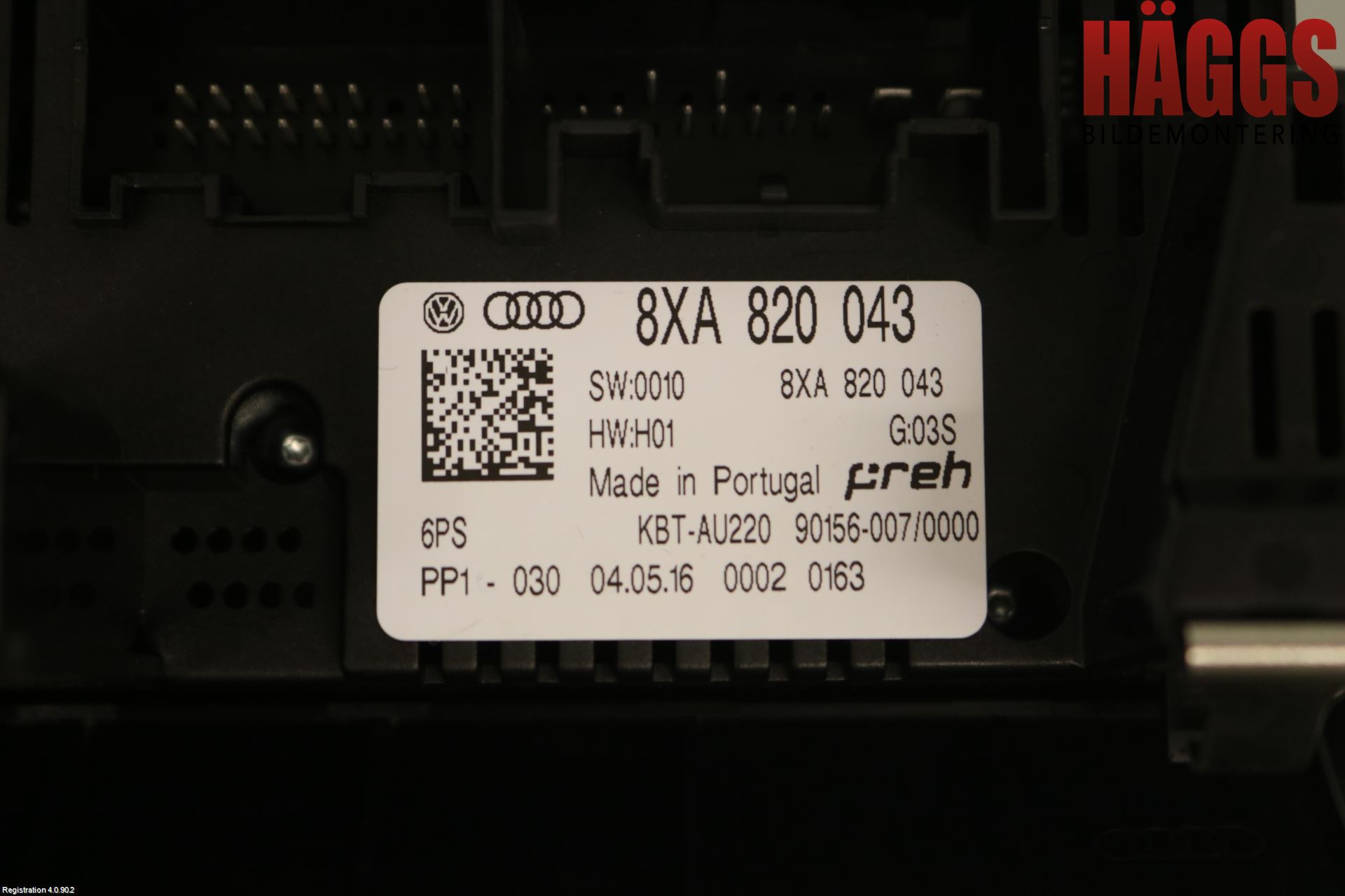 Audi A1/S1 11-18 Ac Styrenhet Ac Manöveren