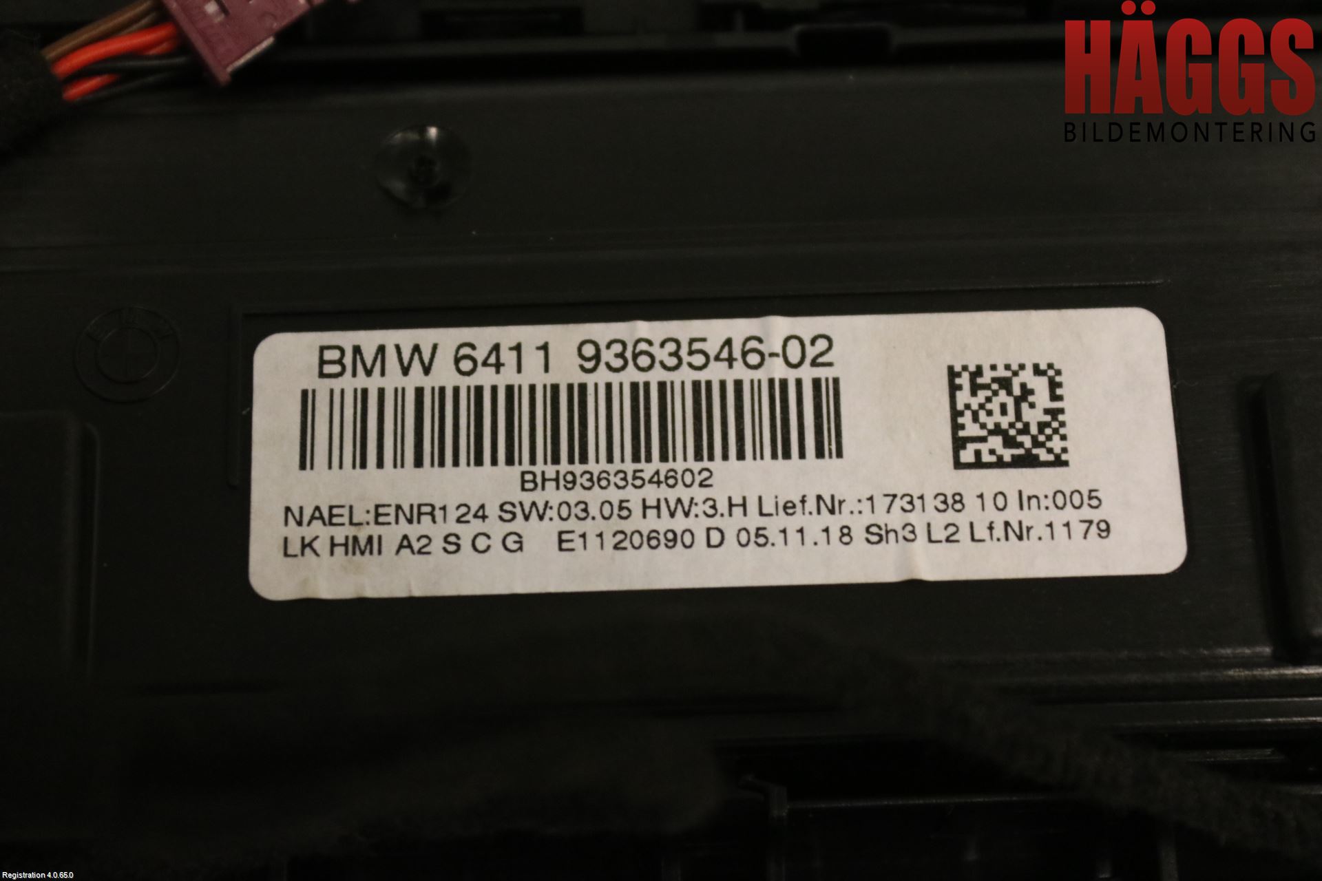 BMW 3 GT F34 13-19 Ac Styrenhet Ac Manöveren