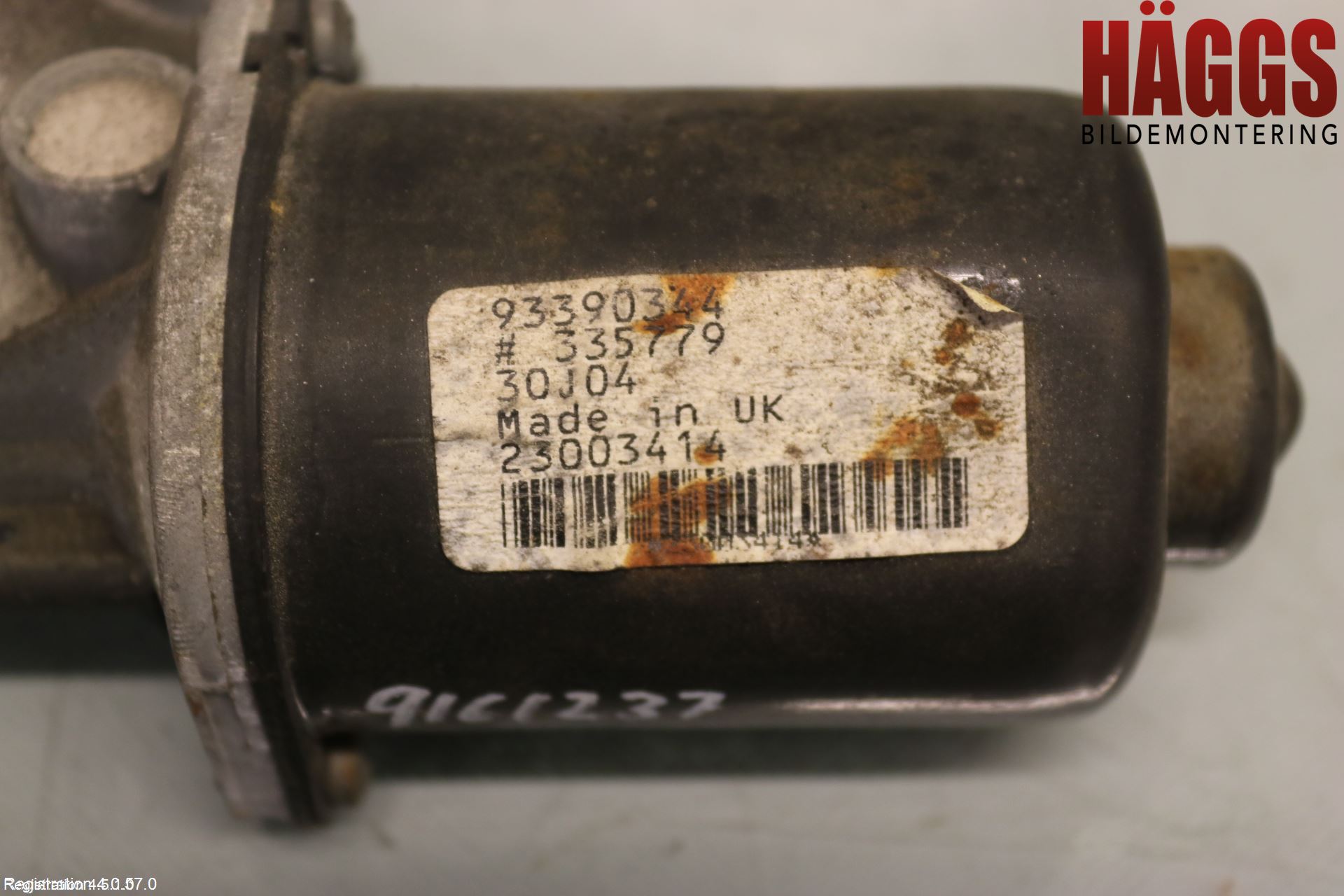 Opel MERIVA A   03-10 Torkarmotor Vindruta