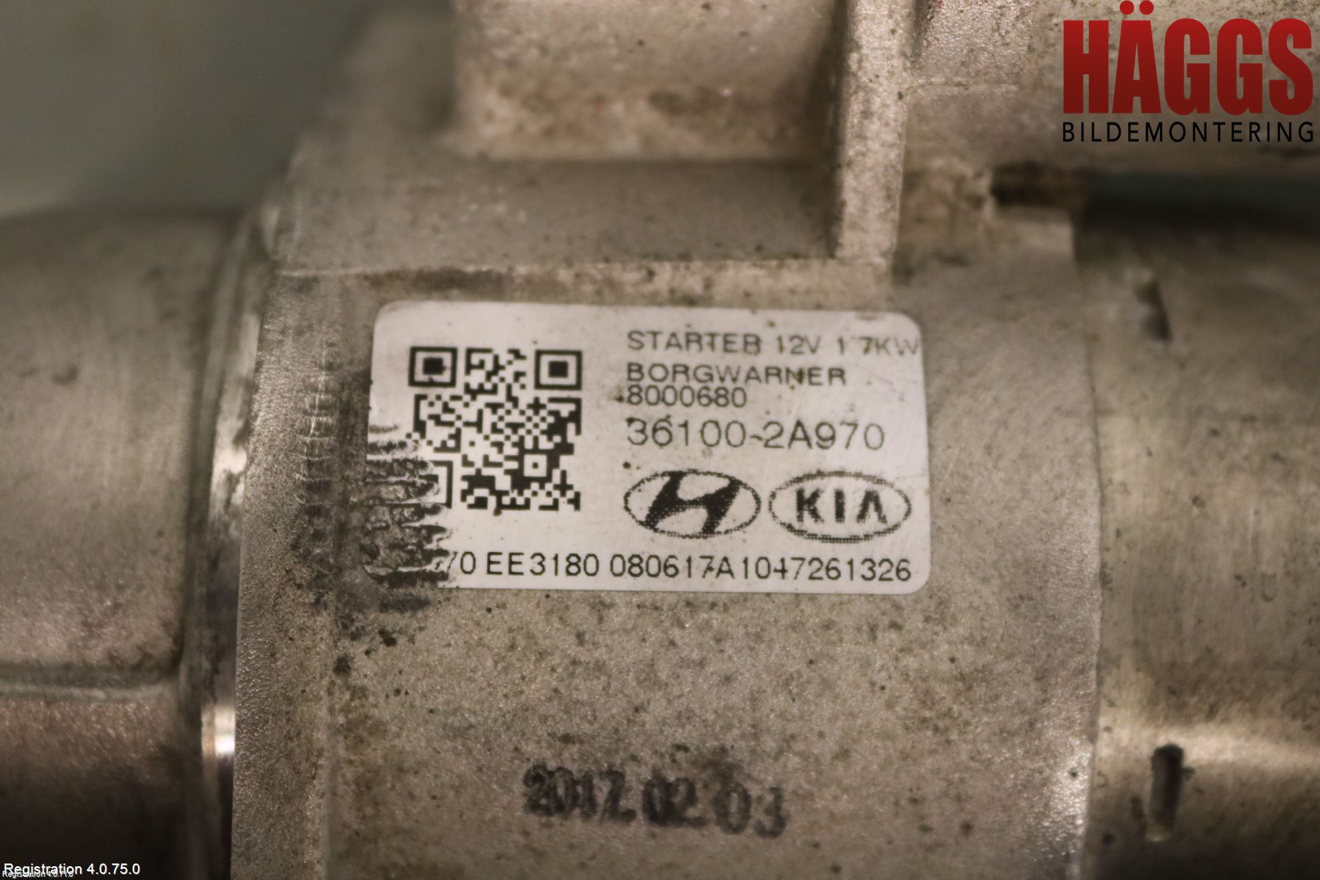 Kia CEED 12-18 Startmotor Diesel