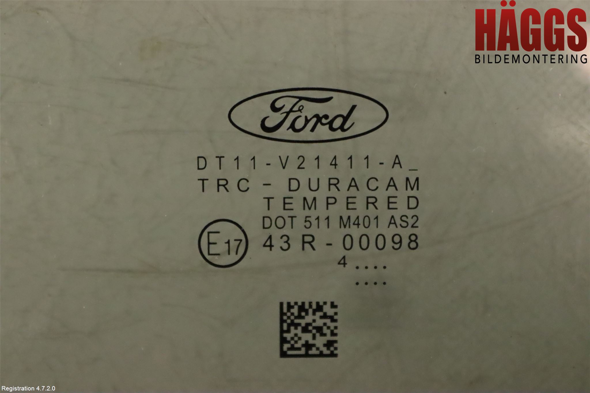 Ford TRANSIT/TOURNEO CONNECT 13-22 Dörruta Fram Vänster
