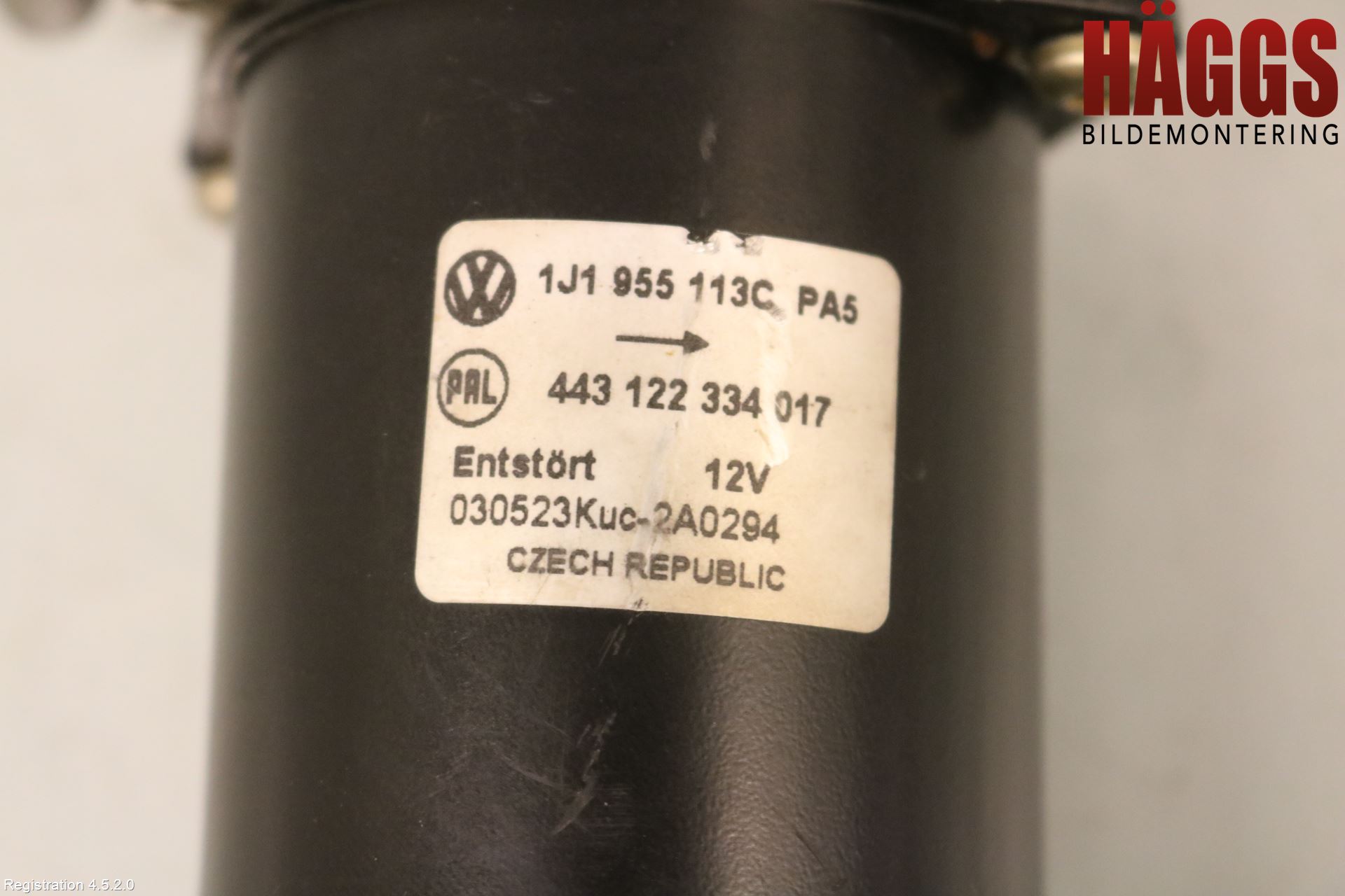 Seat LEON -05 Torkarmotor Vindruta
