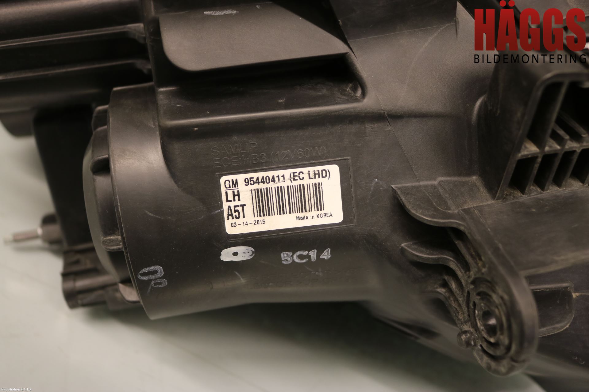 Opel MOKKA 13-20 Strålkastare Vänster