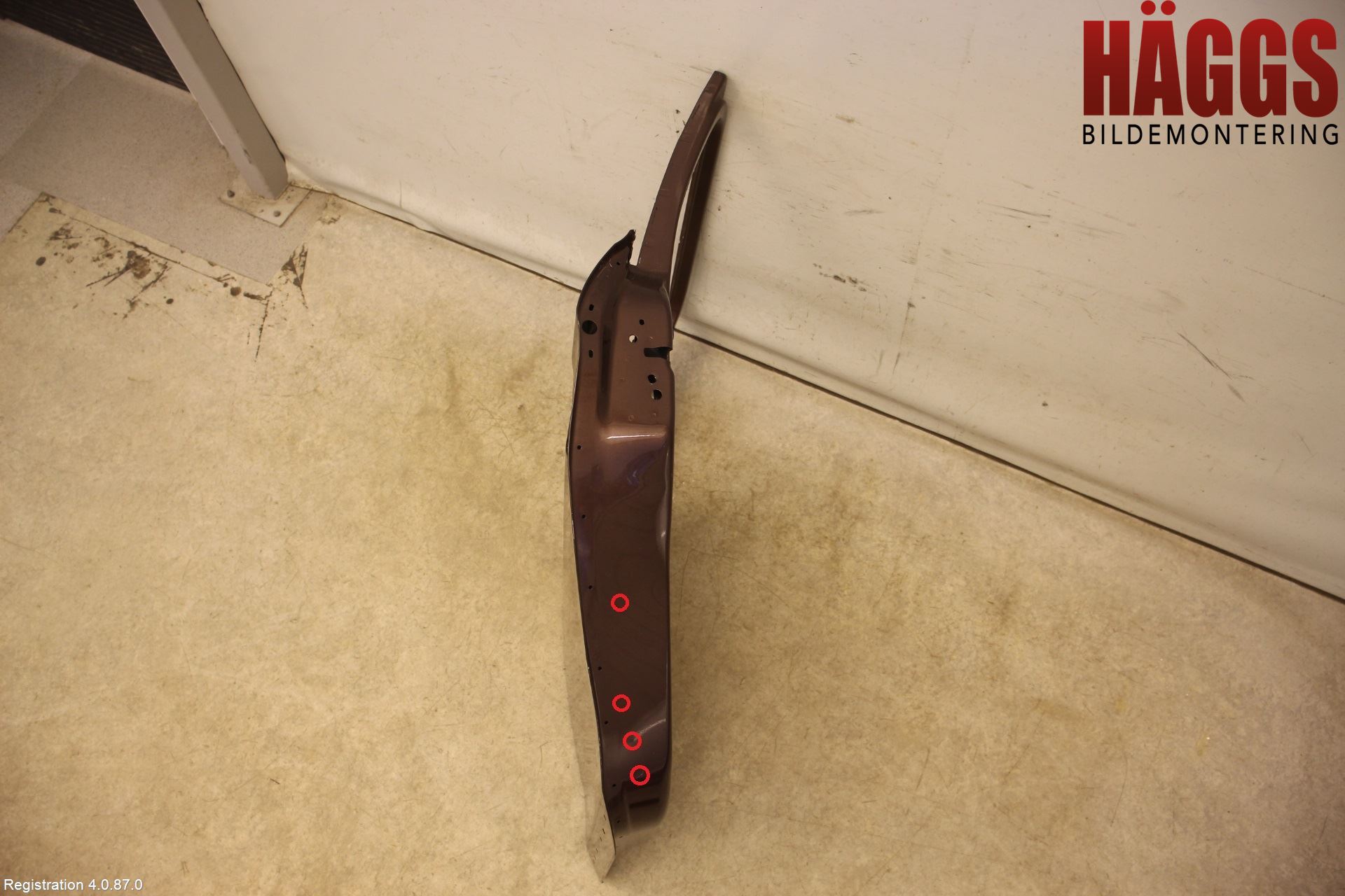 Peugeot 2008 13-20 Dörr Bak Vänster