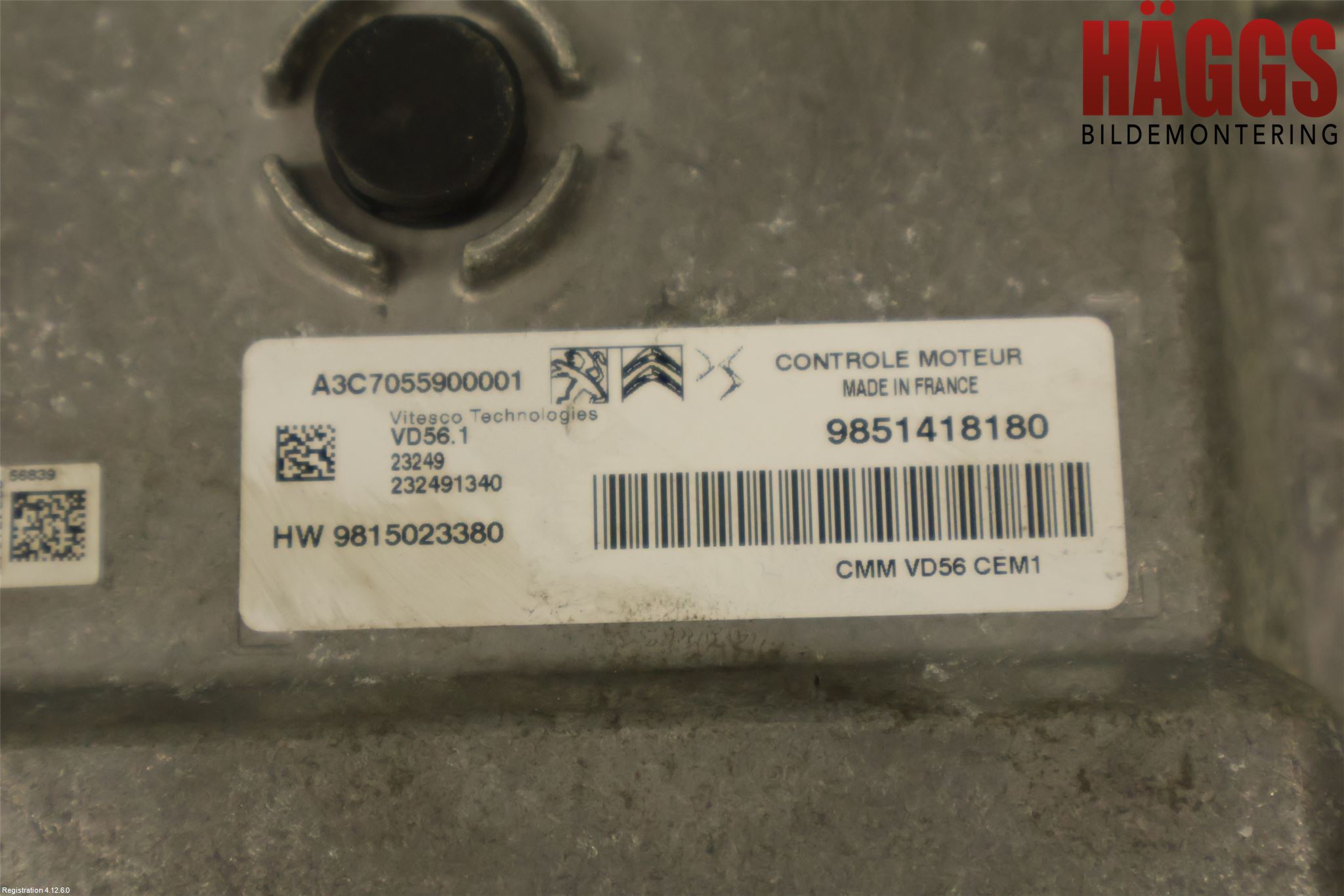 Citroen C4/E-C4 C4X/E-C4X III 21- Styrenhet Insprut Bensin