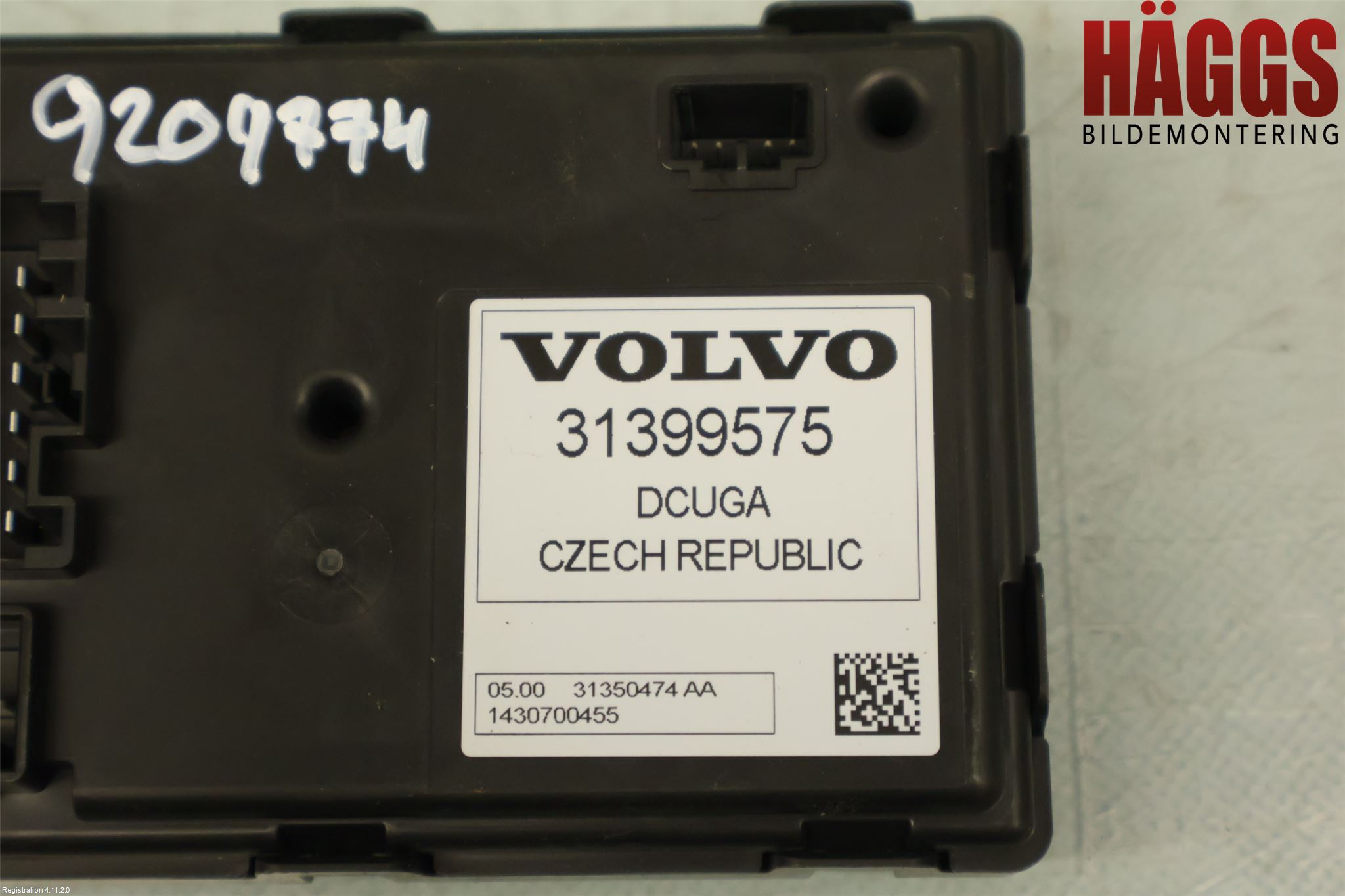 Volvo V70 14-16 Styrenhet Dragkrok