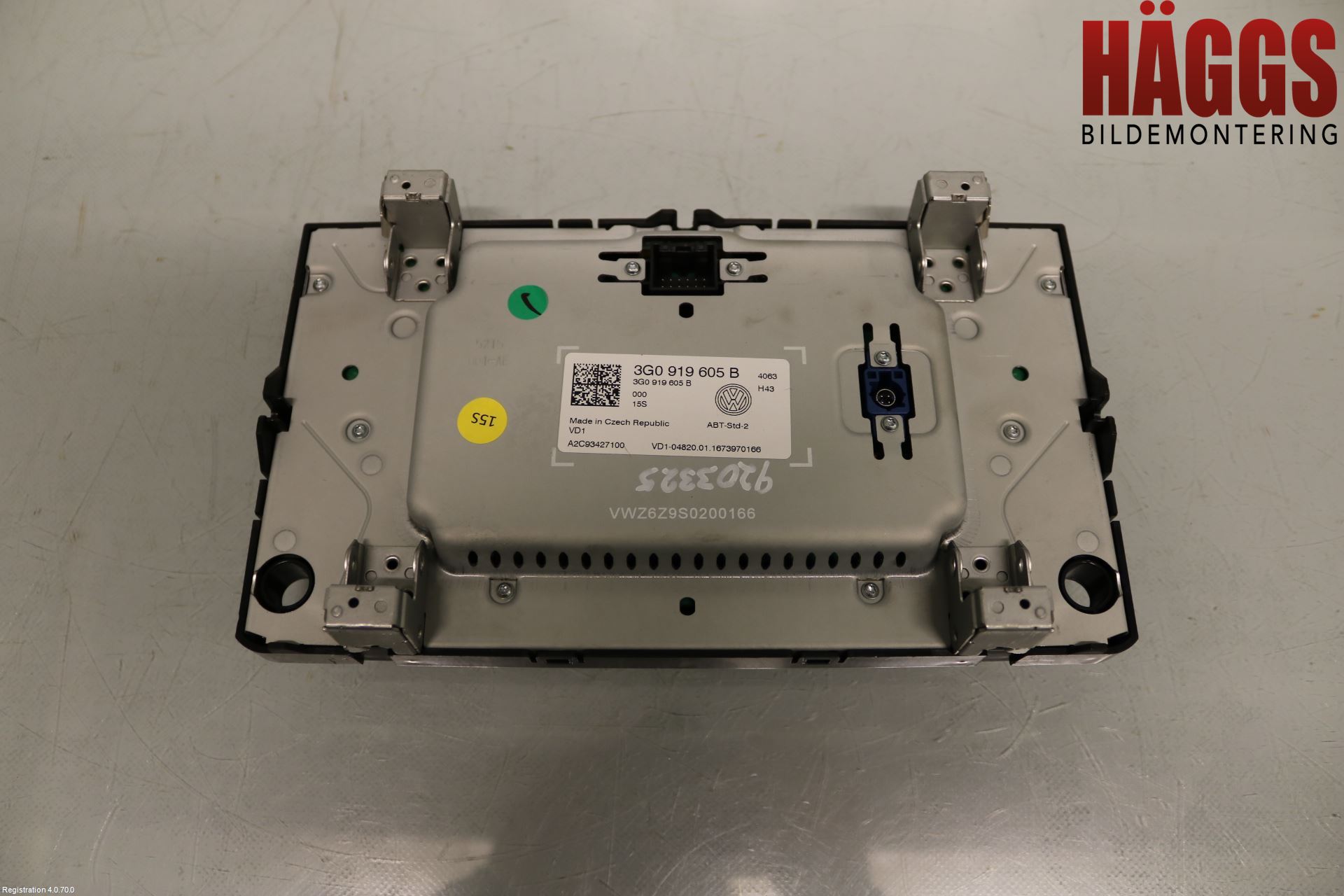 Volkswagen VW GOLF / E-GOLF VII 13-20 Cd Radio - Multimediapanel