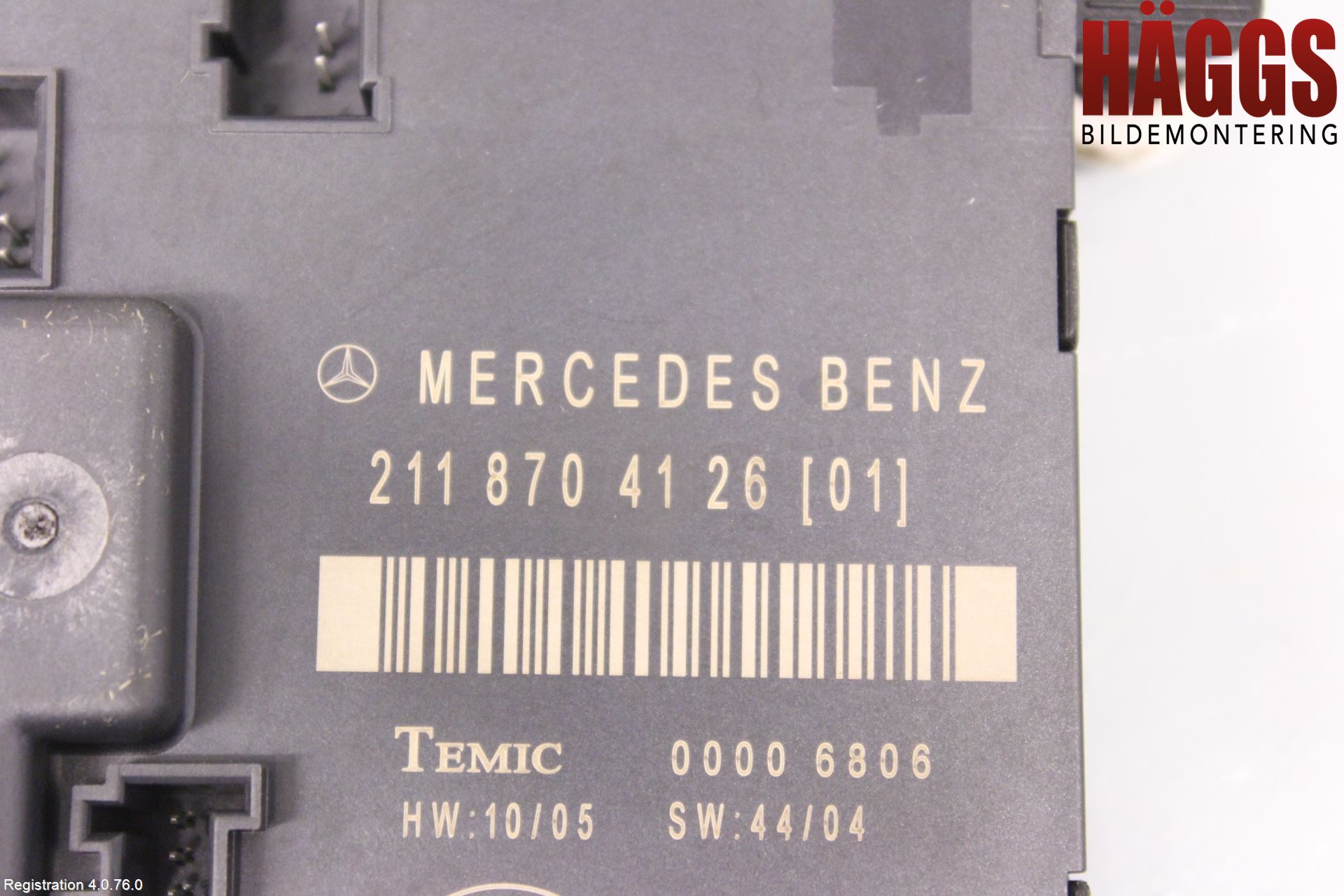 Mercedes-Benz MB E-KLASS (W211) 02-09 Styrenhet Dörr