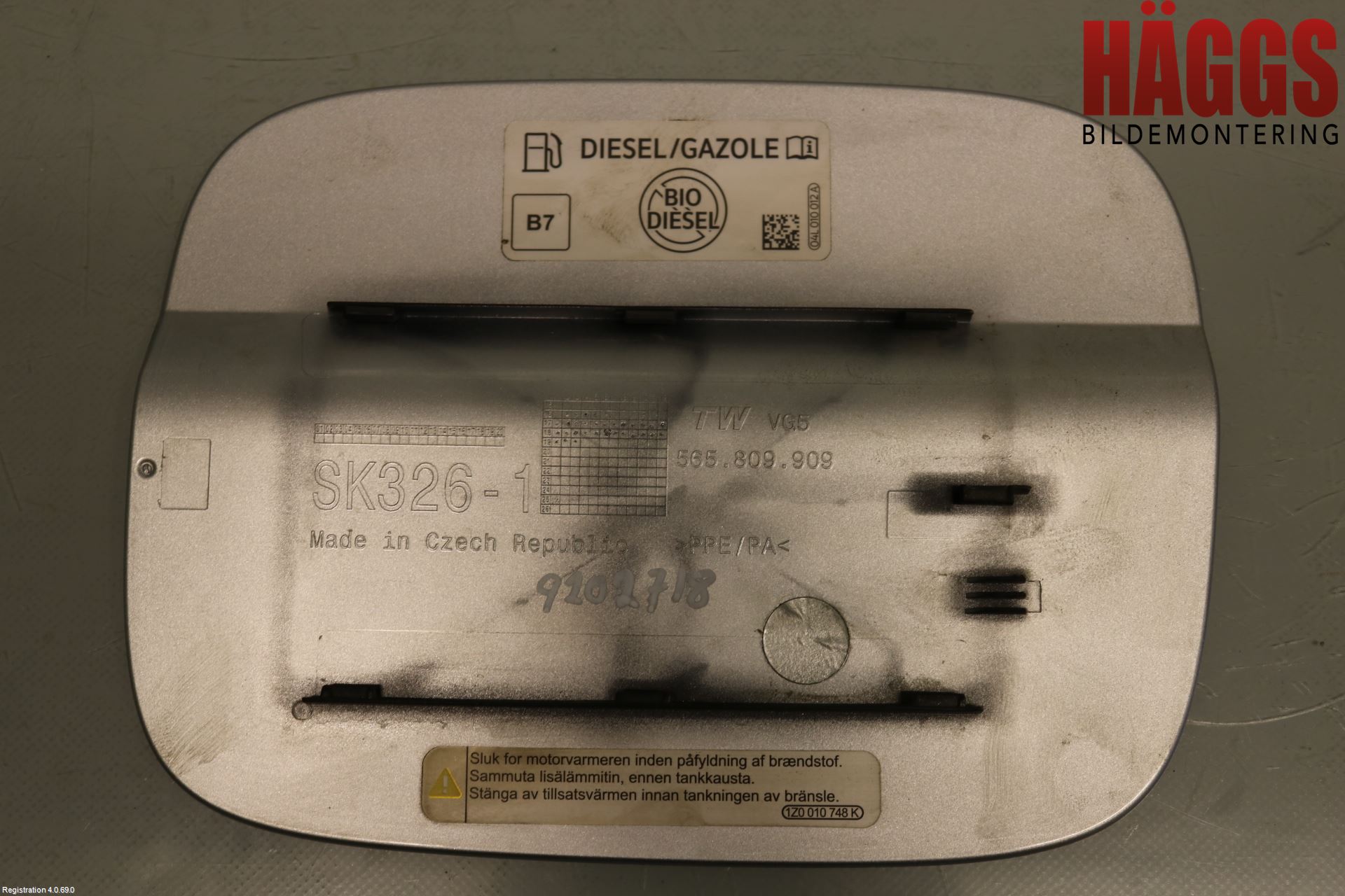 Skoda KODIAQ 17-24 Tanklucka