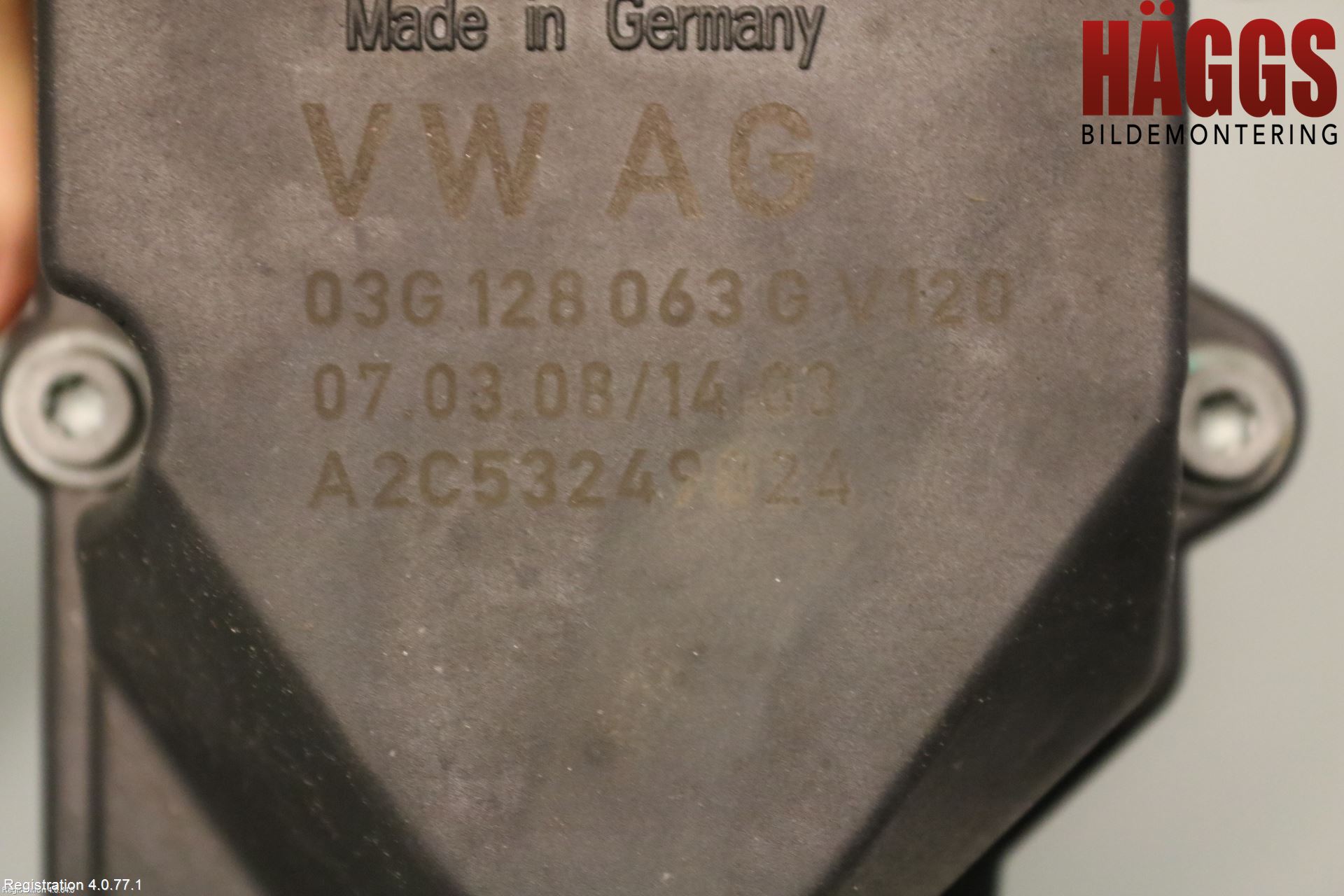 Volkswagen VW CADDY      04-10 Injspjällhus