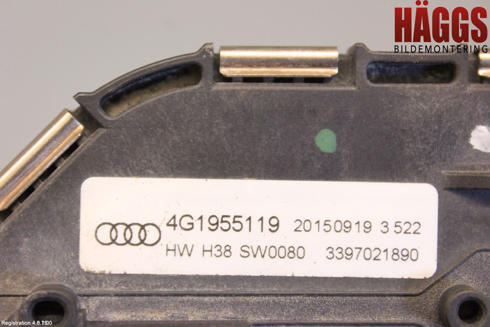 Audi A6/S6 4G 11-18 Torkarmotor Vindruta