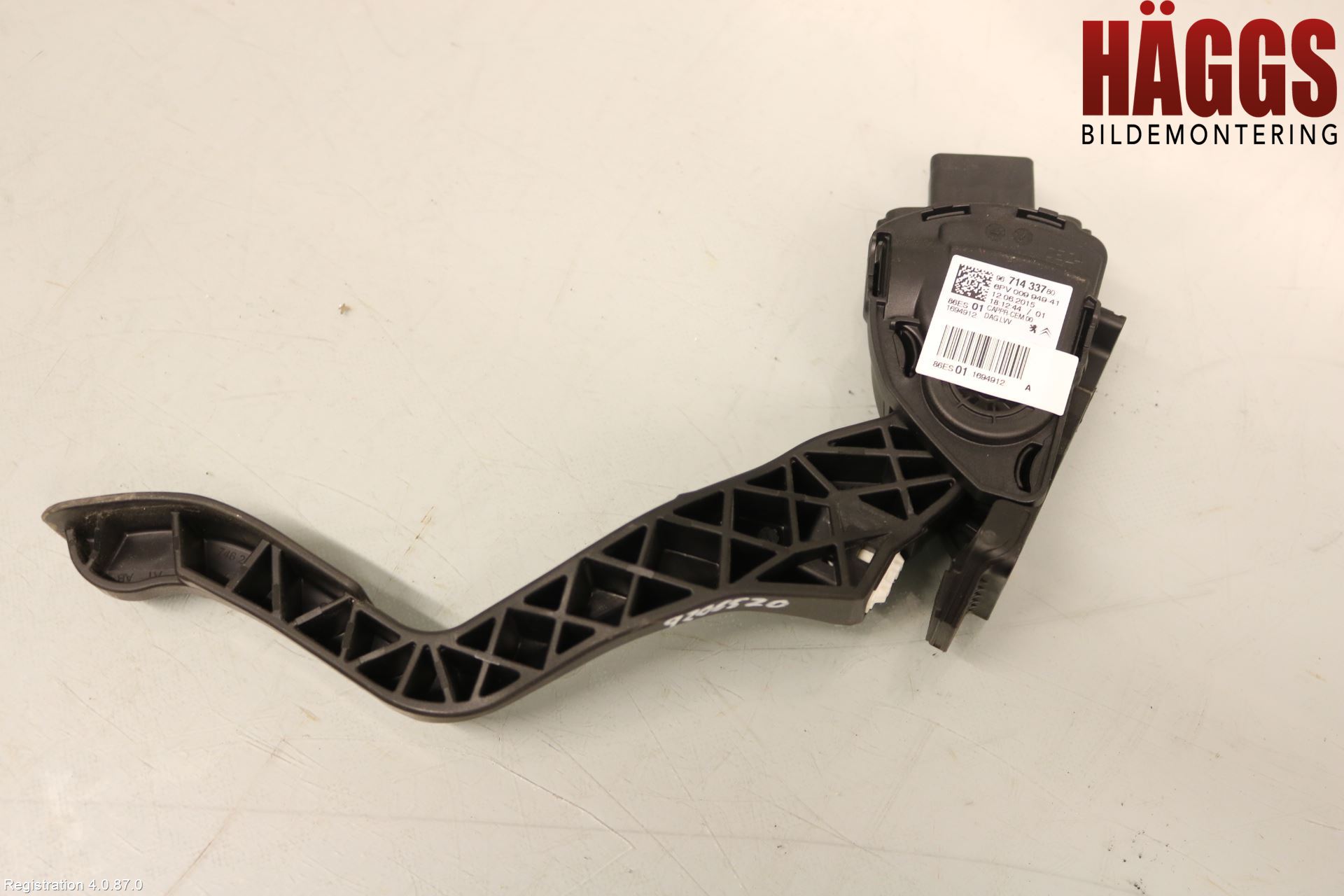 Peugeot 2008 13-20 Gaspedal