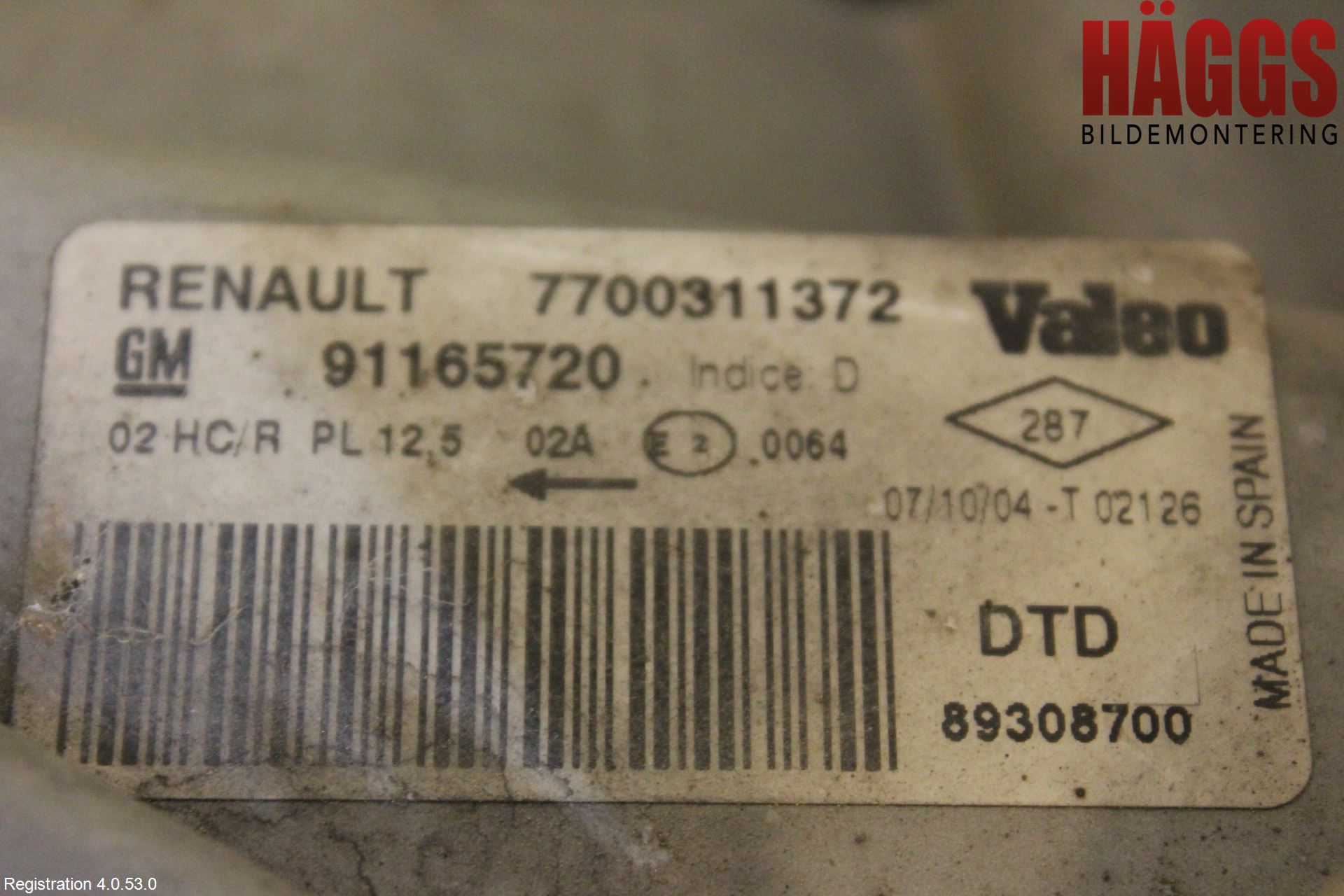 Renault TRAFIC   02-14 Strålkastare Höger