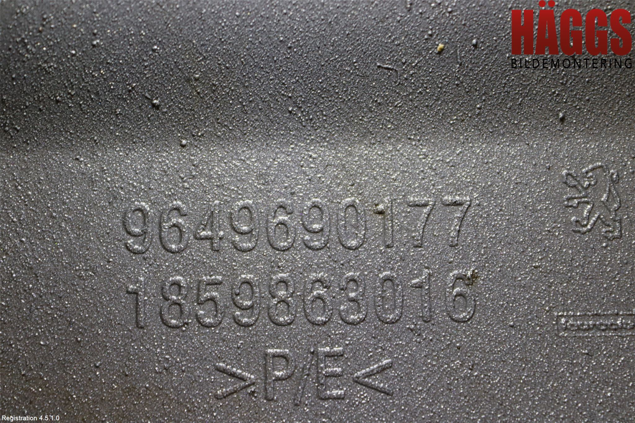 Peugeot 207 Stötfångarbeklädnad Bak