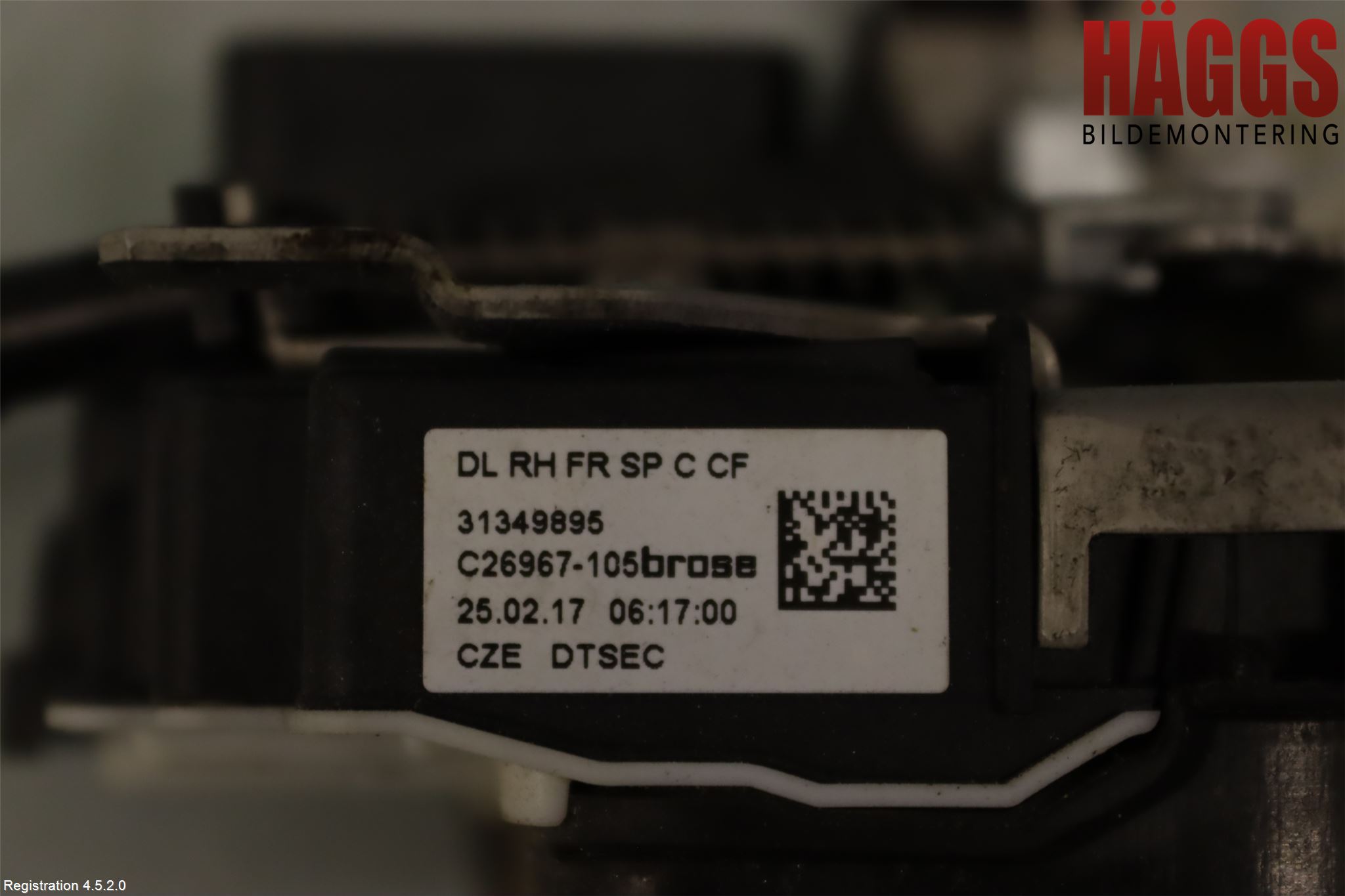 Volvo V90 17->> Låskista-Dörrlås