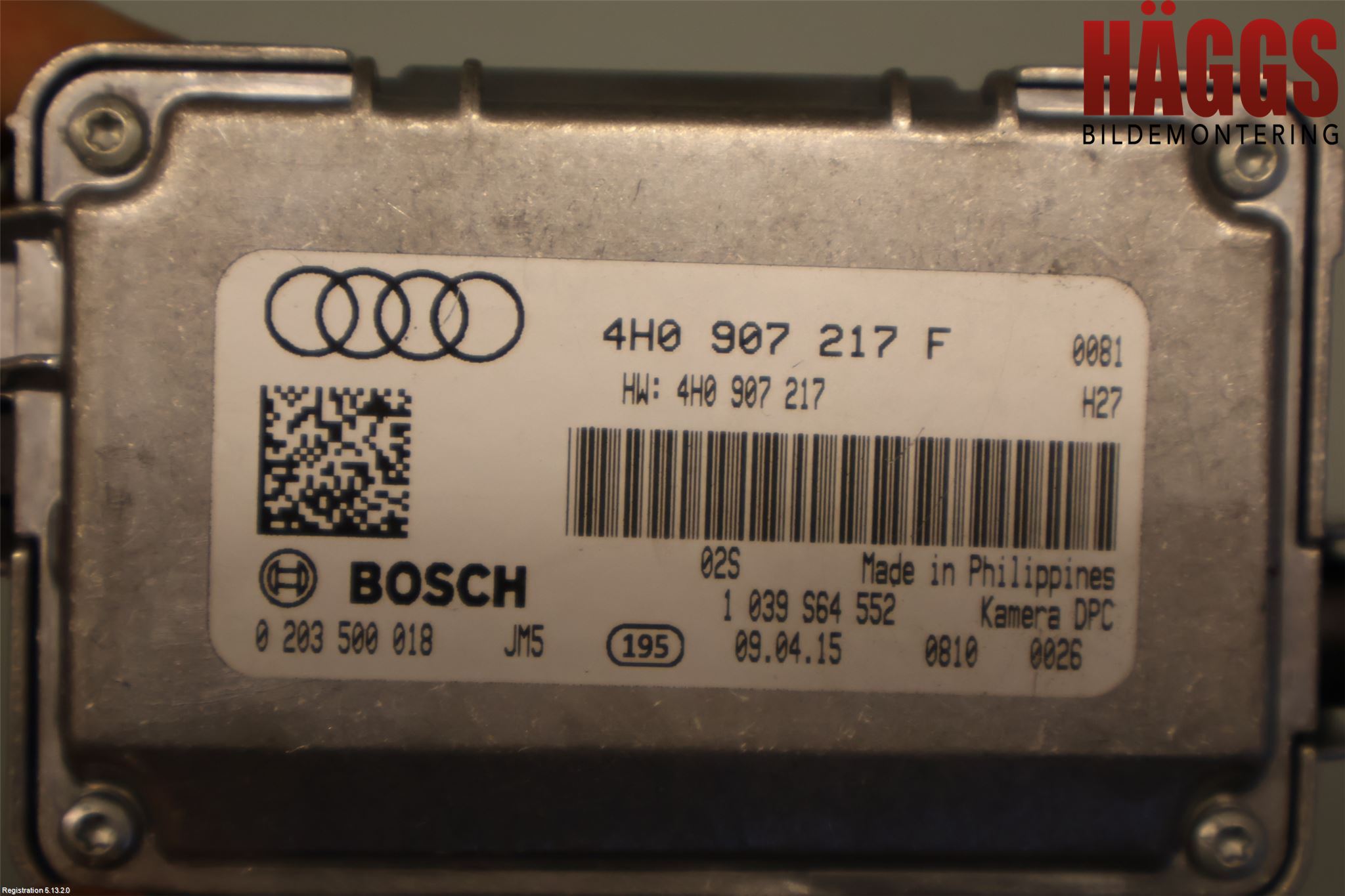 Audi A6 ALLROAD 12-18 Parkeringshjälp Kamera