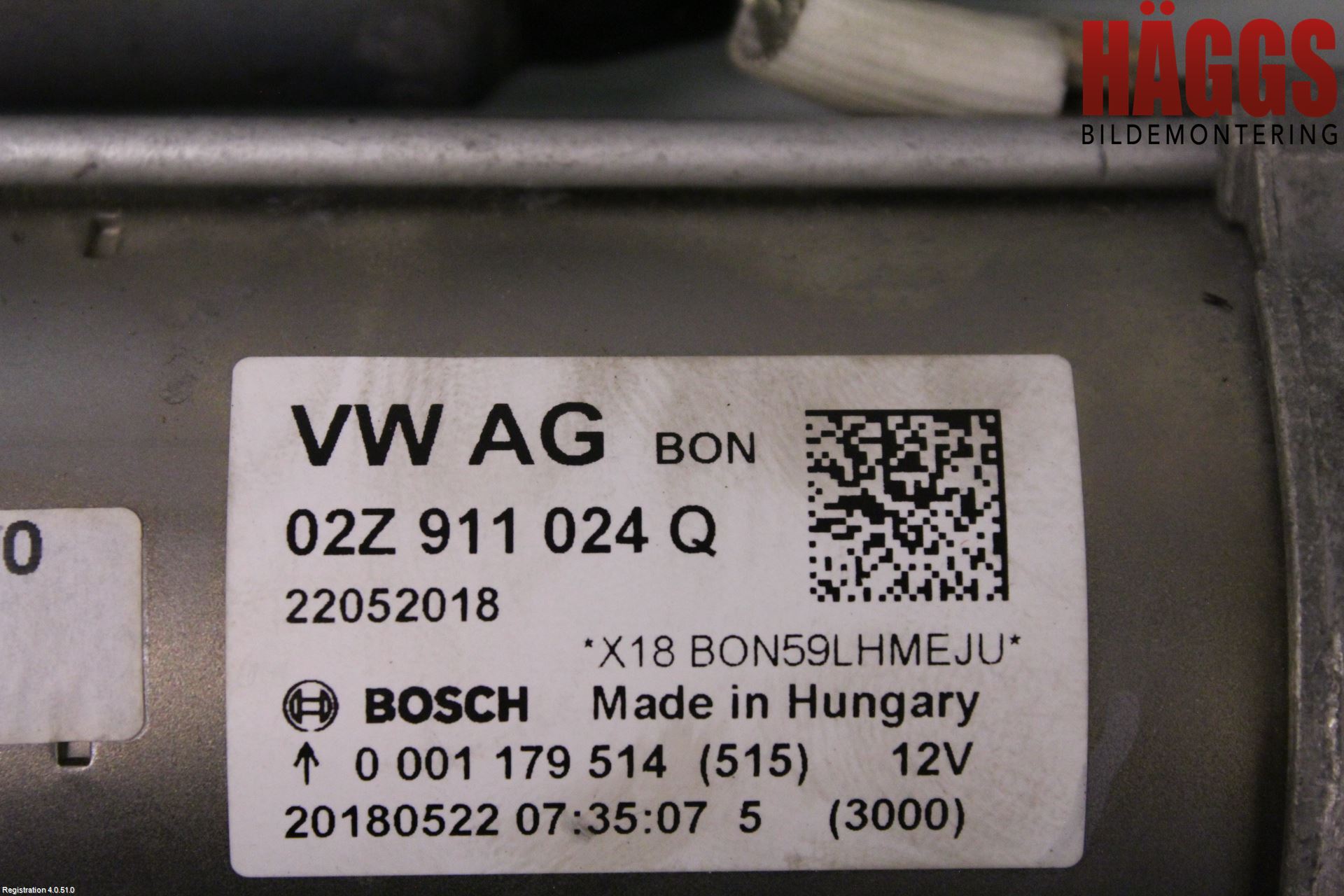 Volkswagen VW GOLF / E-GOLF VII 13-20 Startmotor