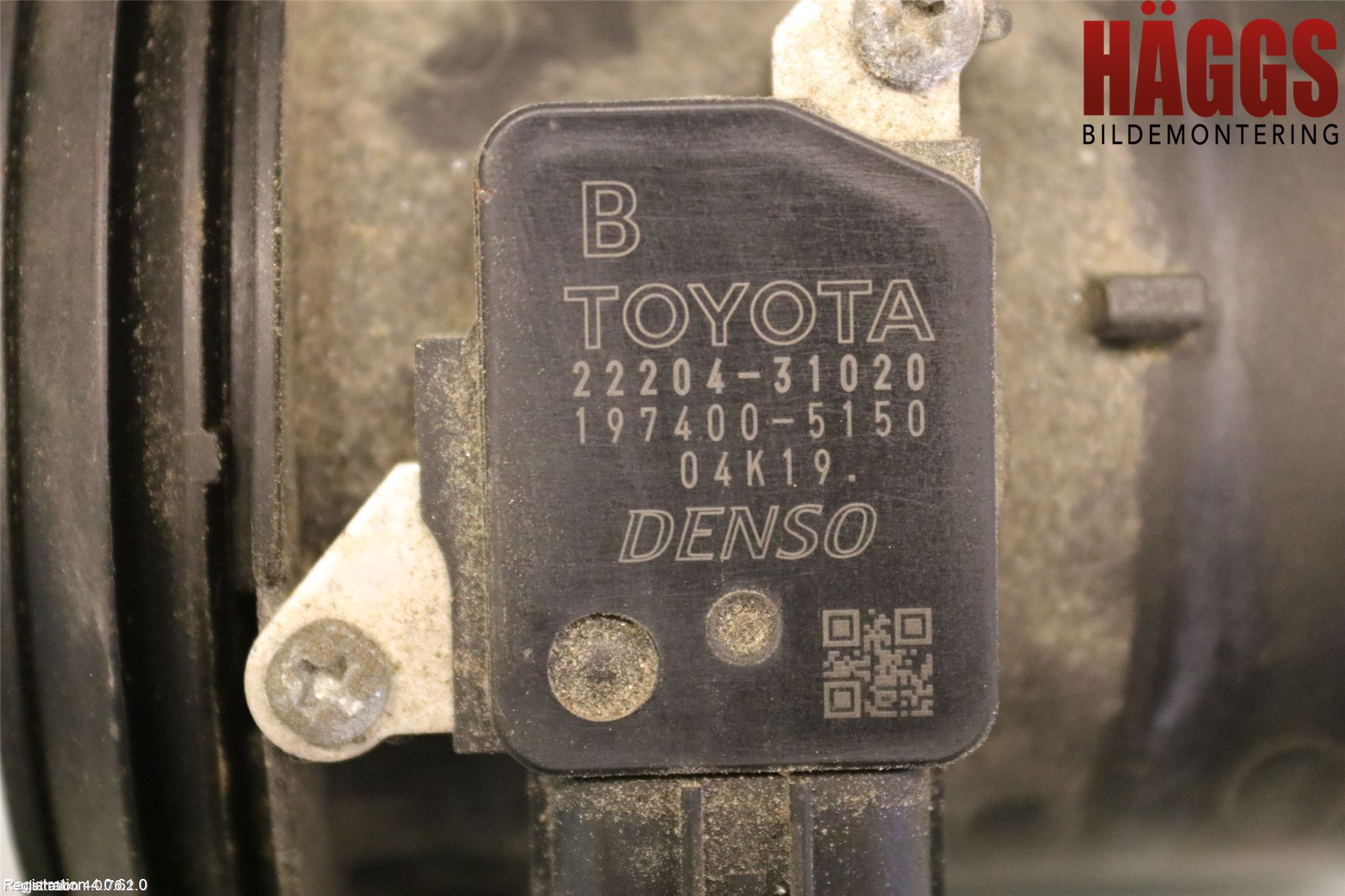 Toyota AURIS 07-09 Injluftmassamätare