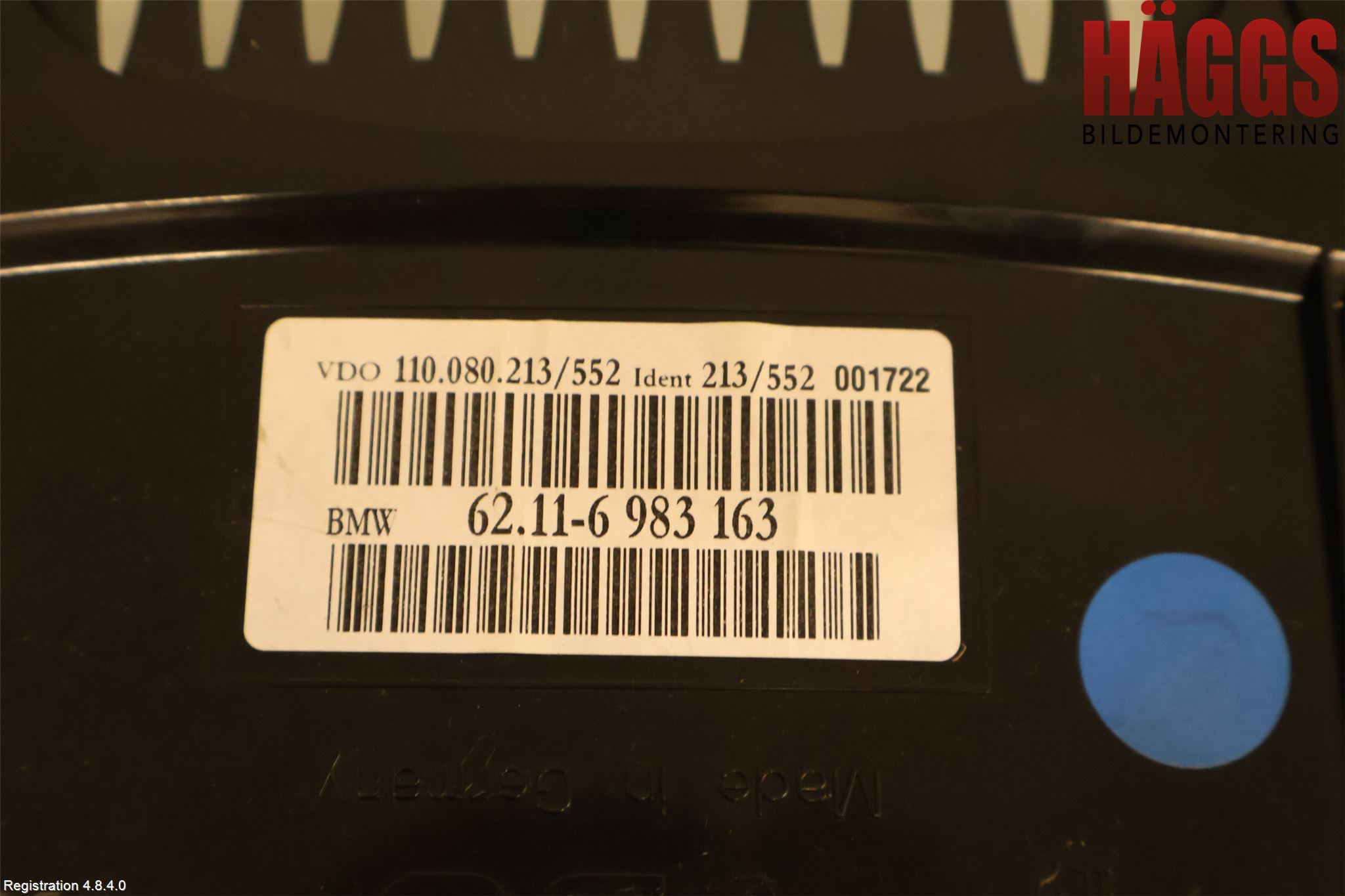 BMW 6 E63/64    02-10 Instrument Komb