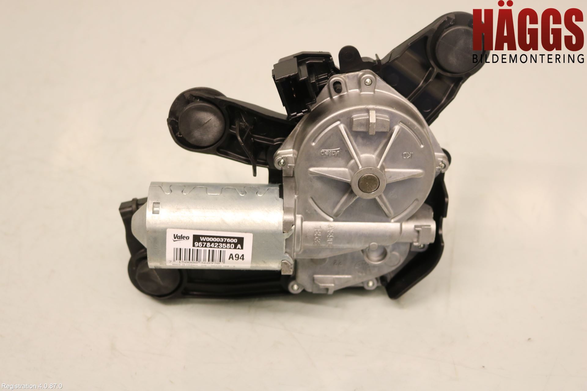 Peugeot 2008 13-20 Torkarmotor Baklucka