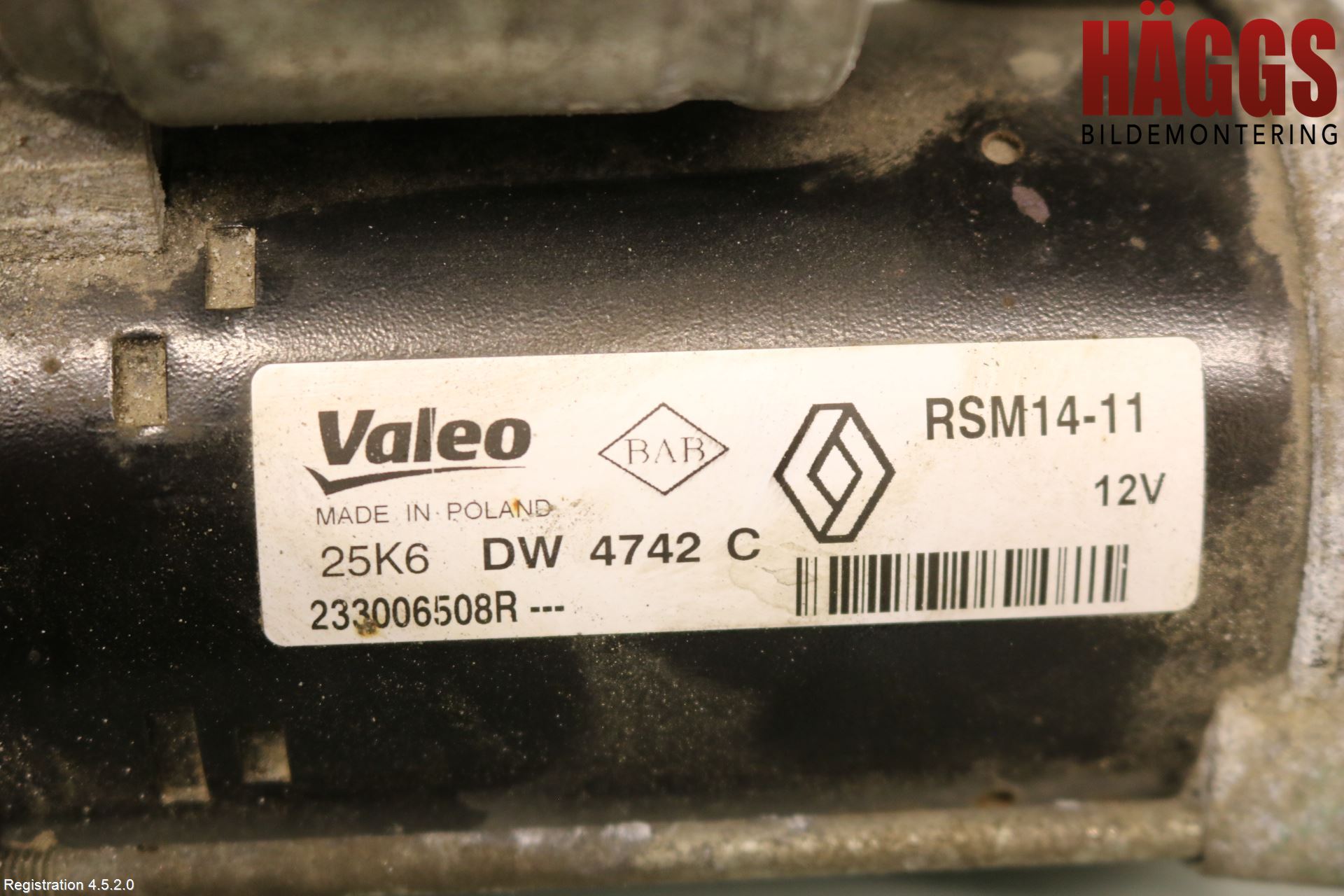 Dacia DOKKER 13- Startmotor Diesel