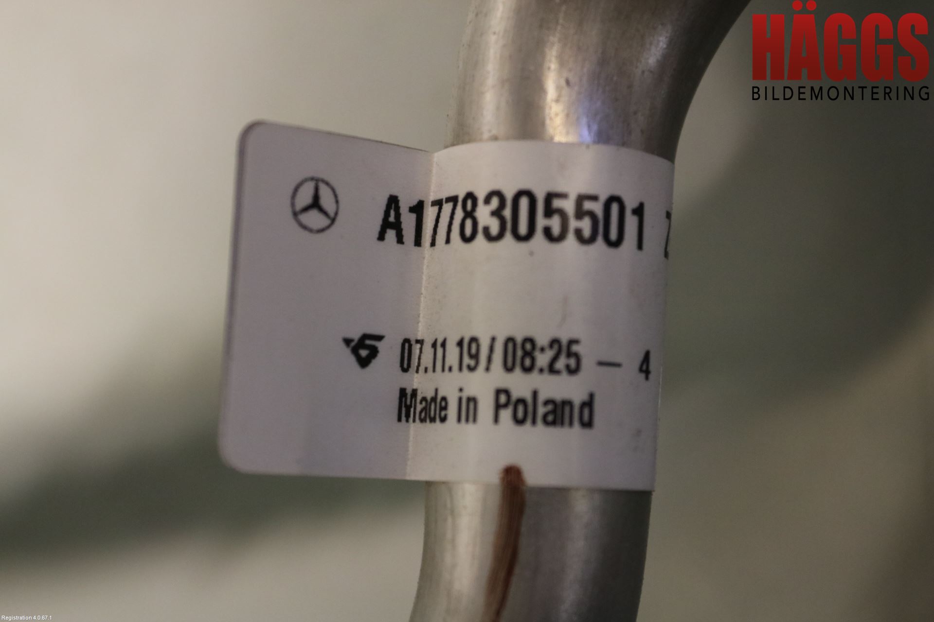Mercedes-Benz MB A-KLASS (W177) 18- Ac Slang-Rör