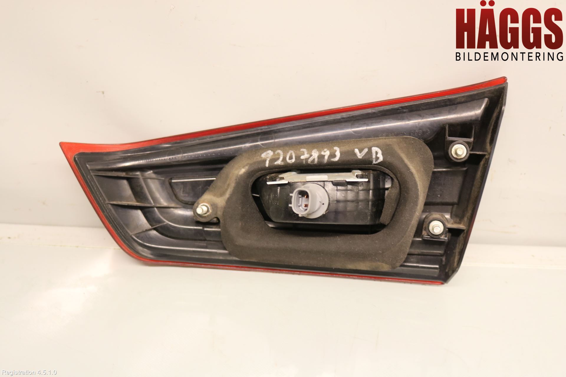 Mitsubishi ASX 10-22 Bakljus Lucka Vä
