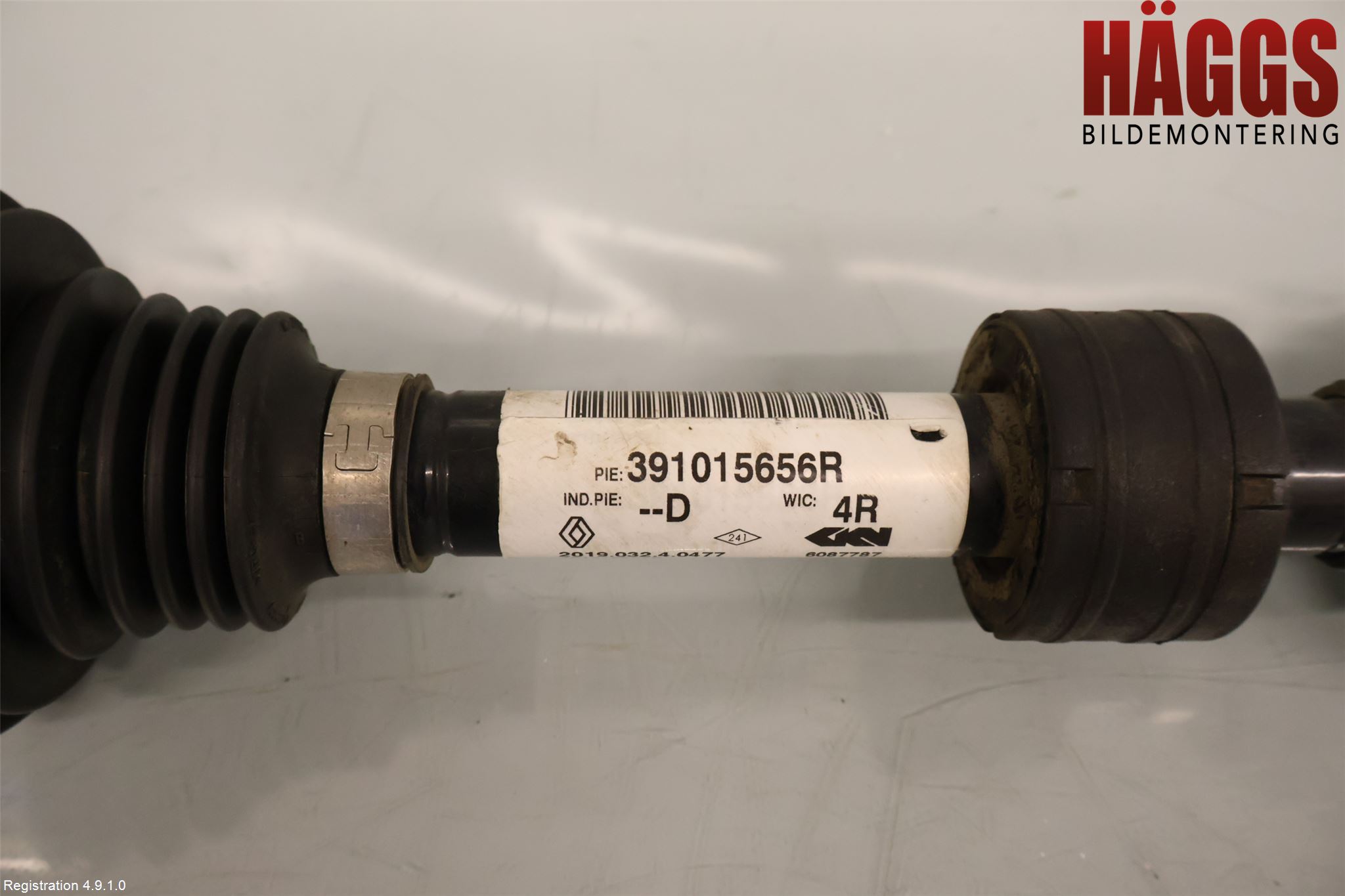 Nissan QASHQAI 17-21 Drivaxel Fram Vänster