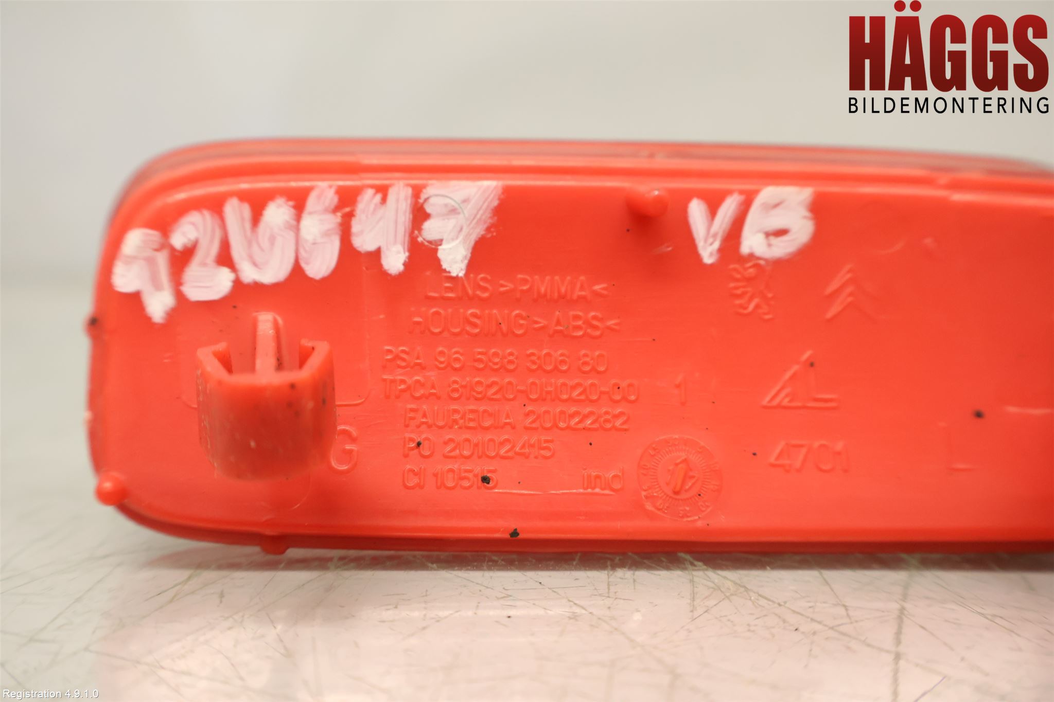 Toyota PROACE II 16- Dimljus/Reflex Bak