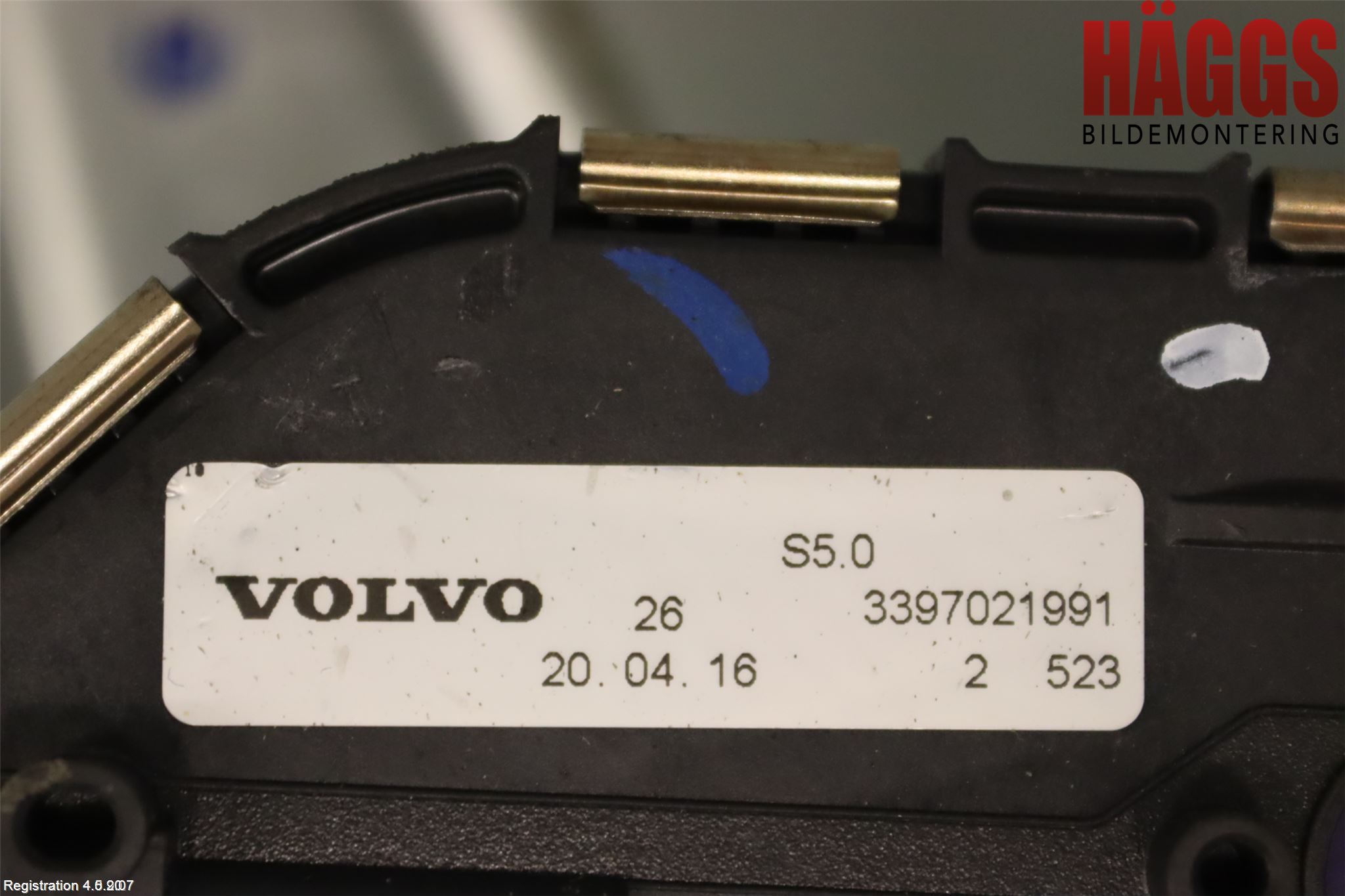 Volvo XC90/RECHARGE 16- Torkarmotor Vindruta