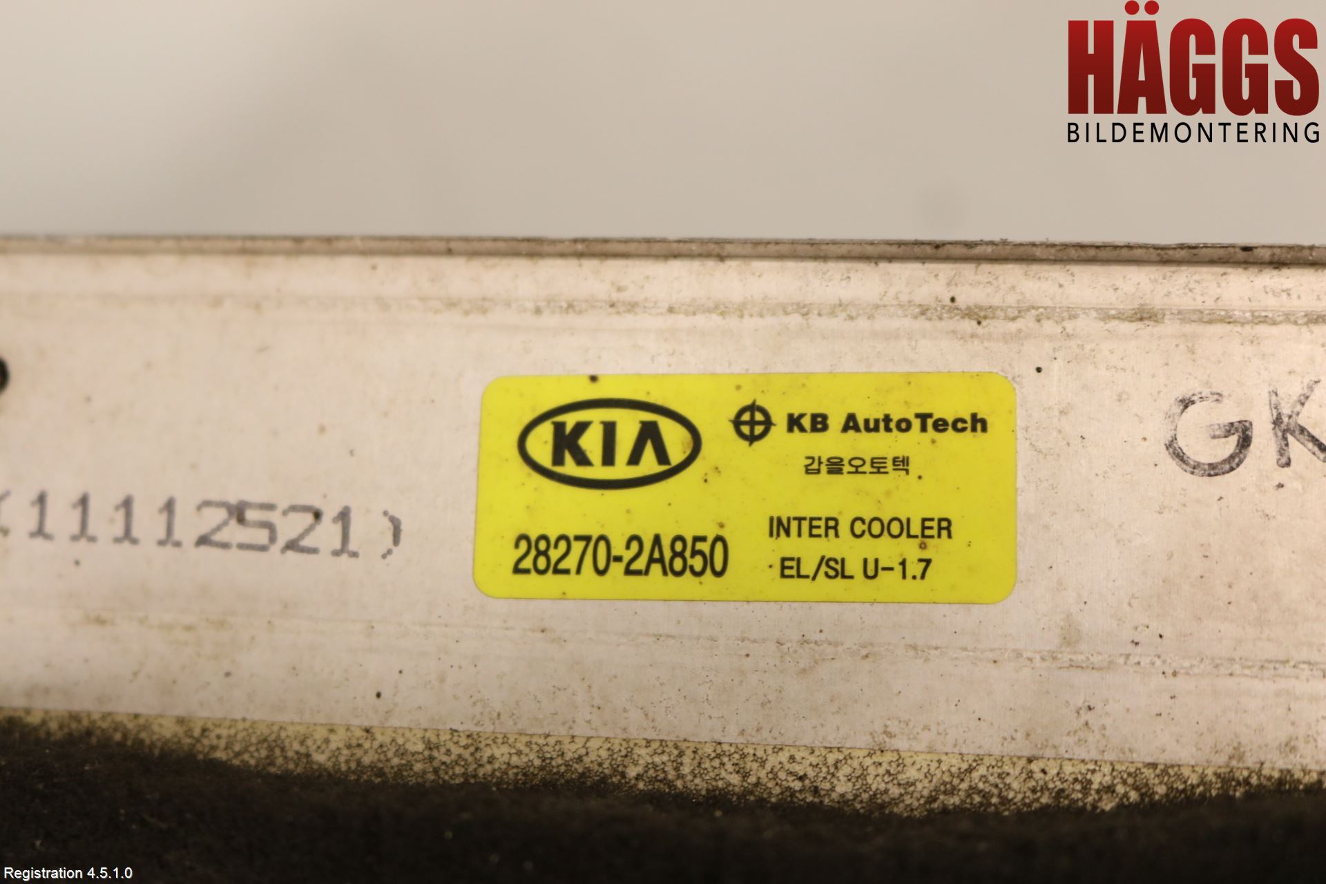 Hyundai ix35 Laddluft-Intercooler Kyl