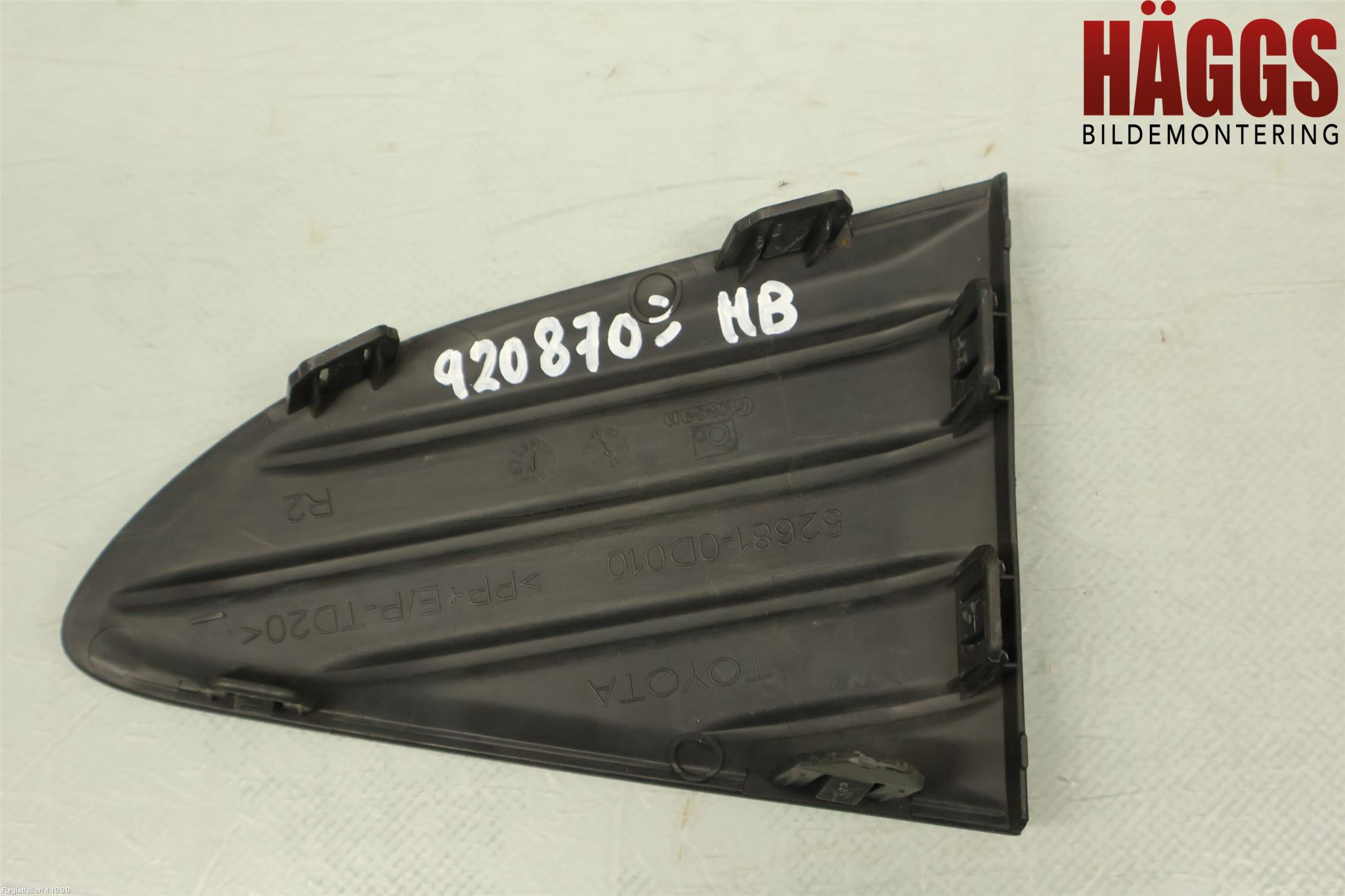 Toyota YARIS XP130 15-20 Stötfångardel Bak Hö