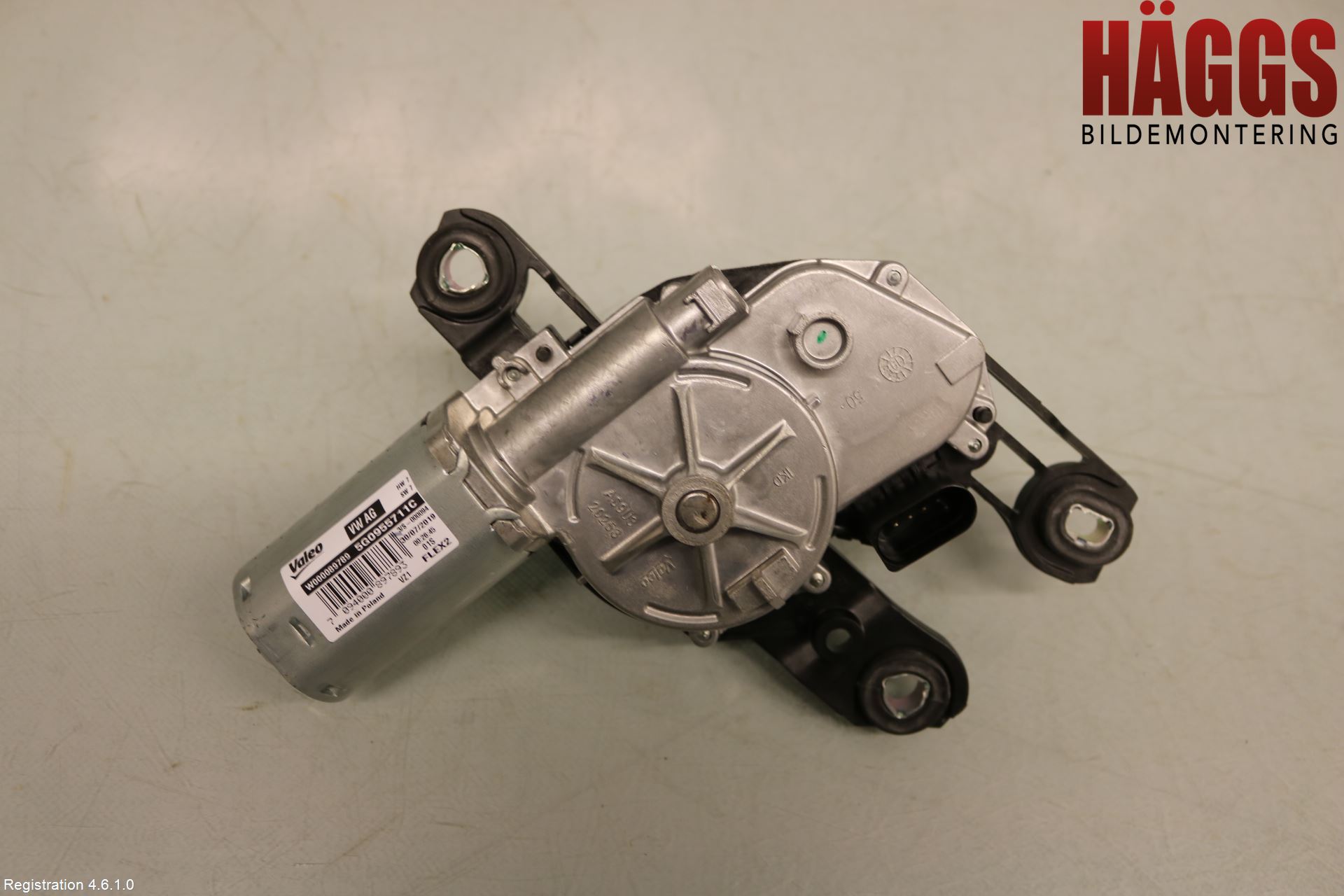Volkswagen VW GOLF / E-GOLF VII 13-20 Torkarmotor Baklucka