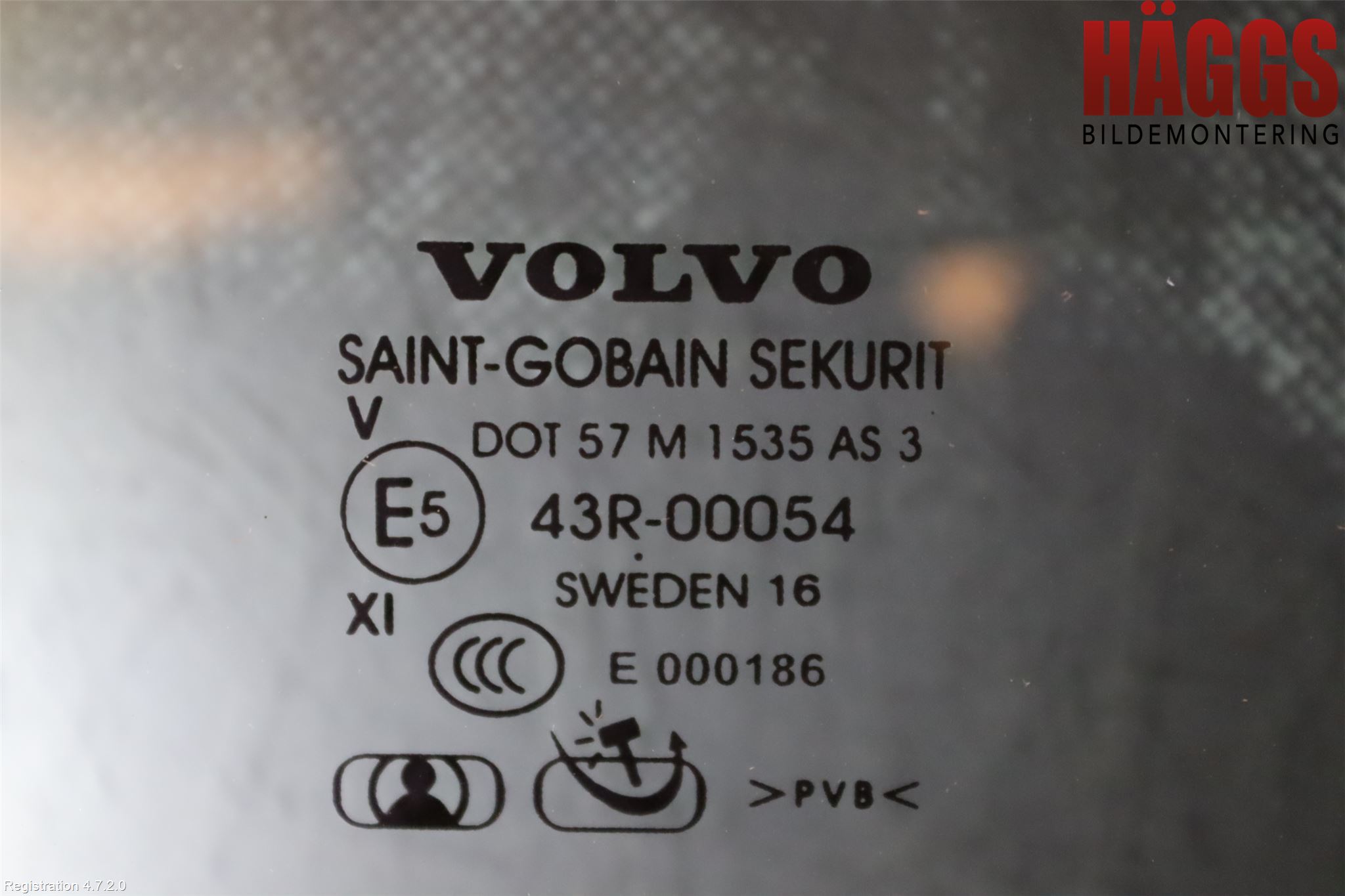 Volvo XC60 14-17 Dörruta Bak Vänster