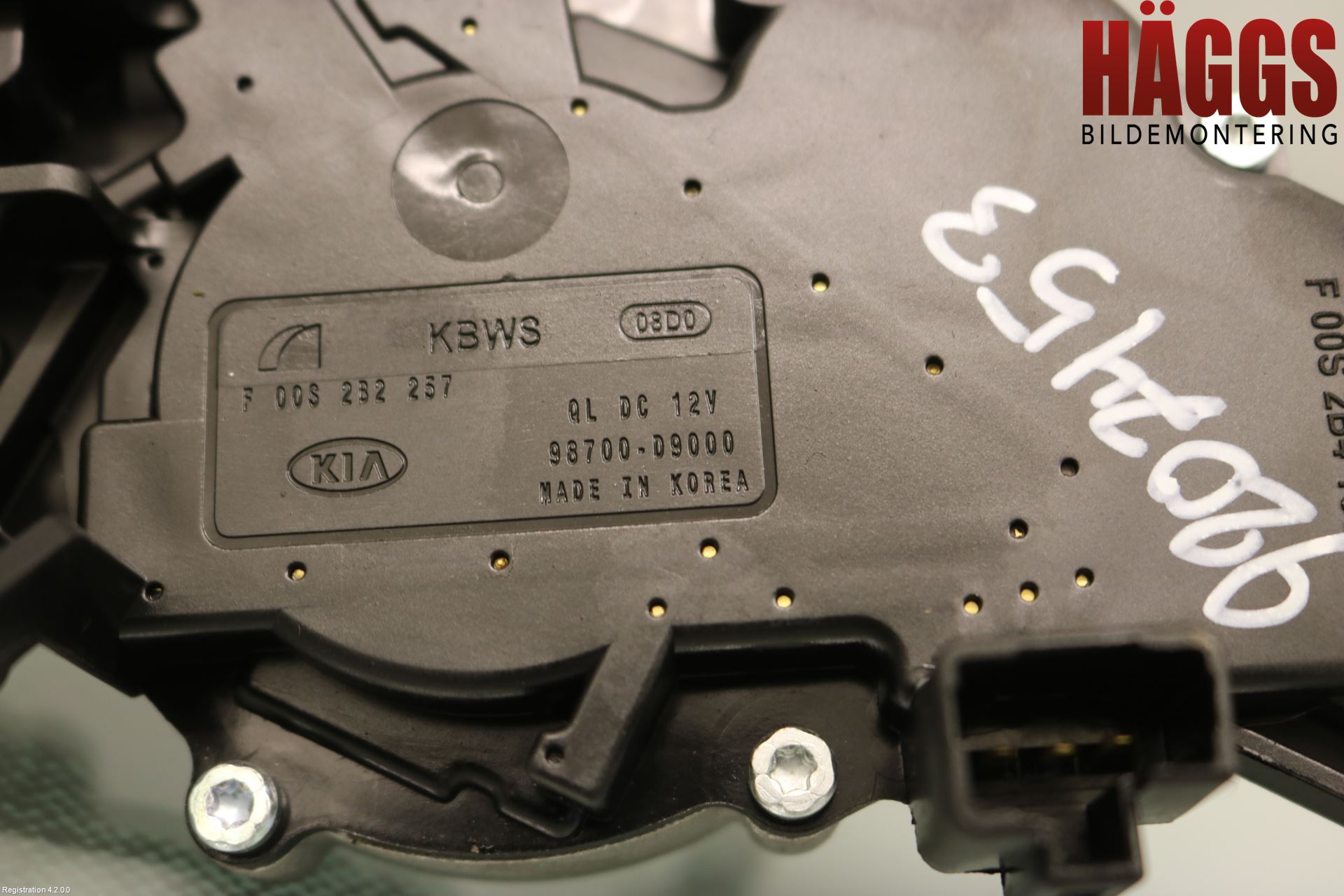 Kia SPORTAGE (QL) 16-21 Torkarmotor Baklucka