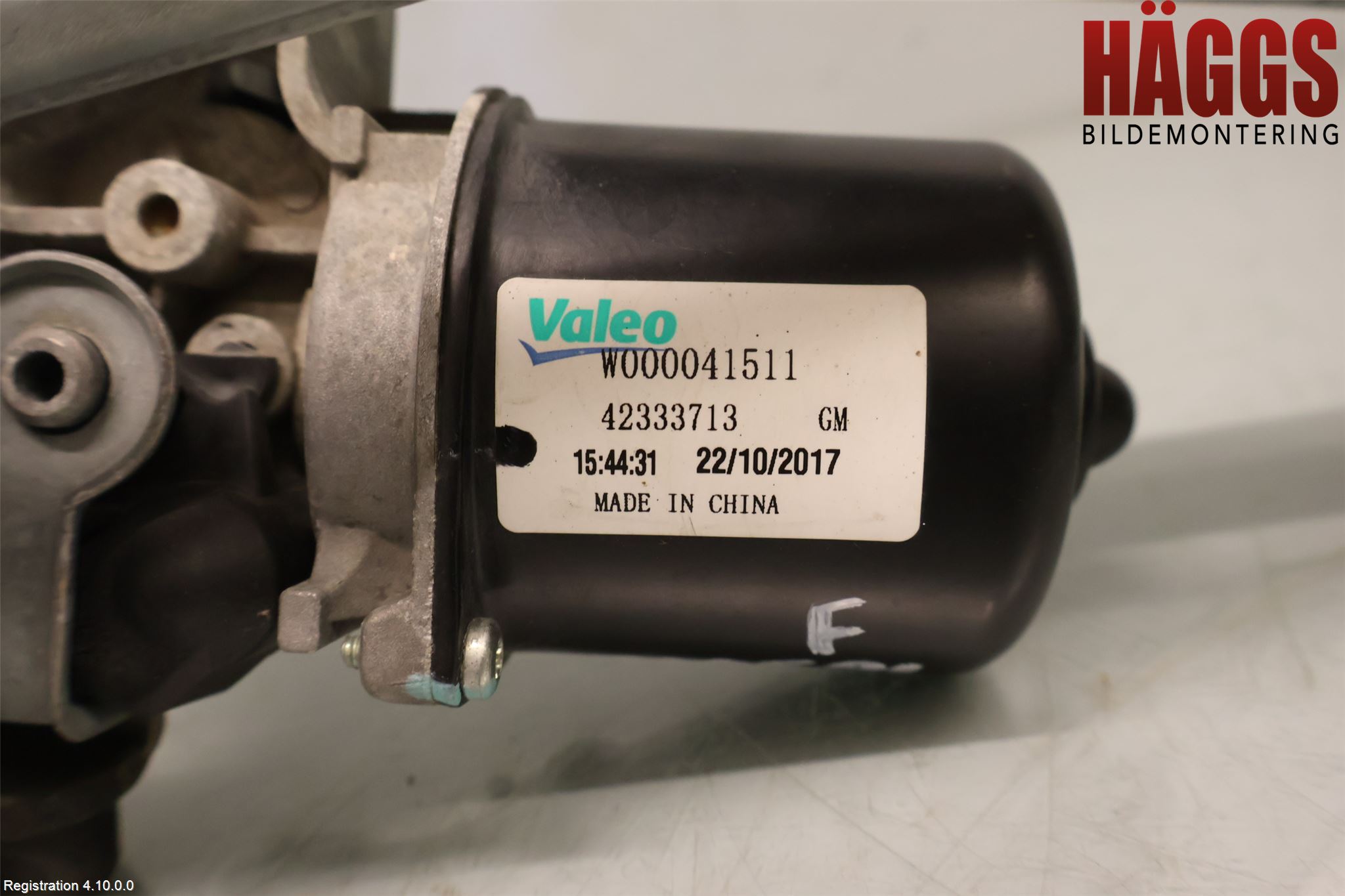 Opel MOKKA 13-20 Torkarmotor Vindruta