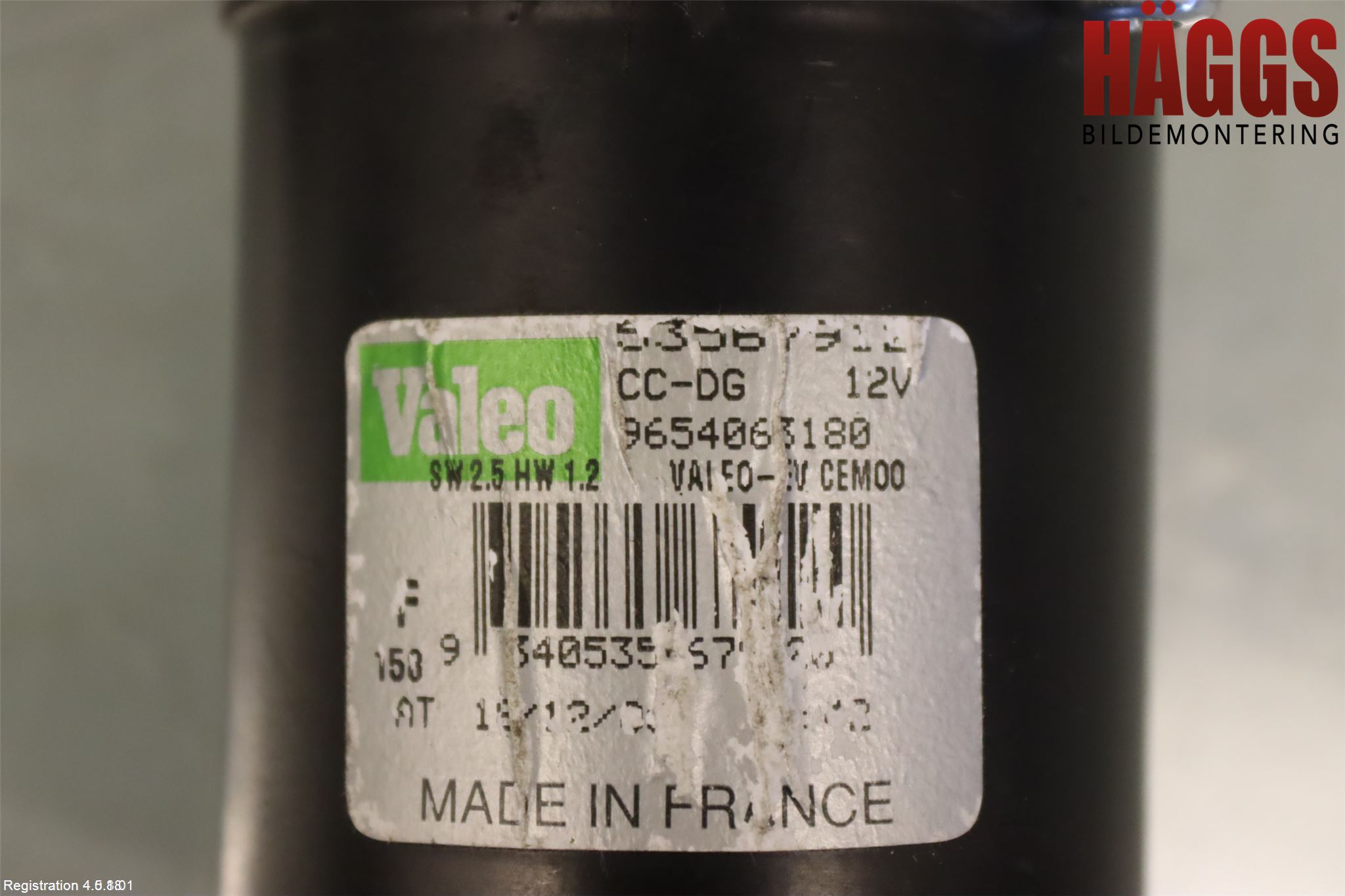 Citroen C4 PICASSO 06-13 Torkarmotor Vindruta