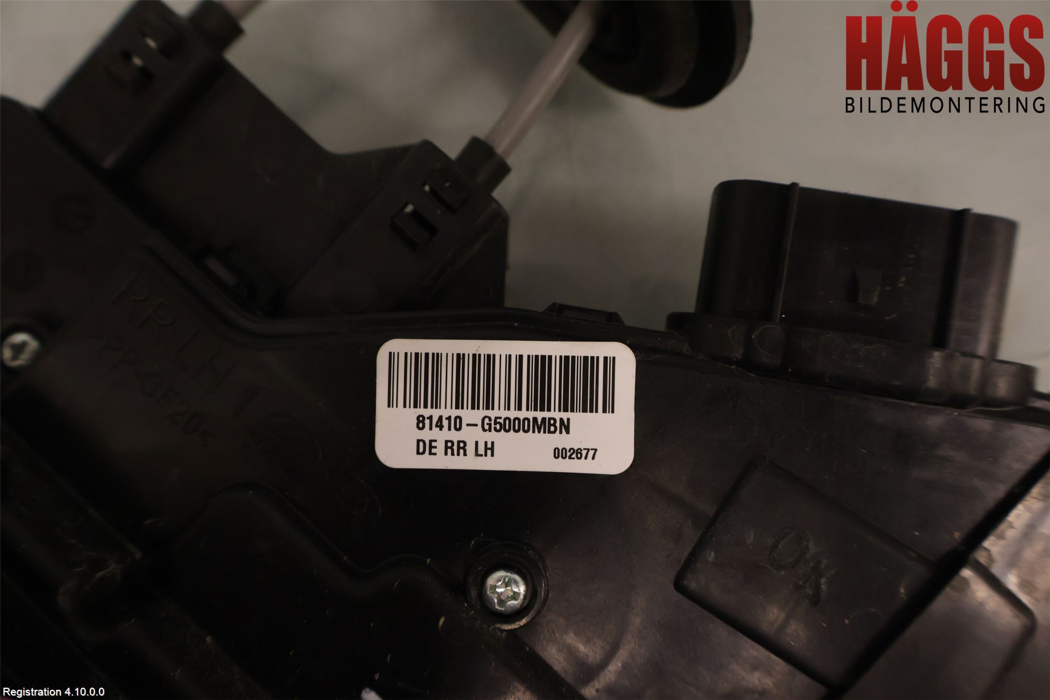 Kia NIRO (DE) 17-22 Låskista-Dörrlås