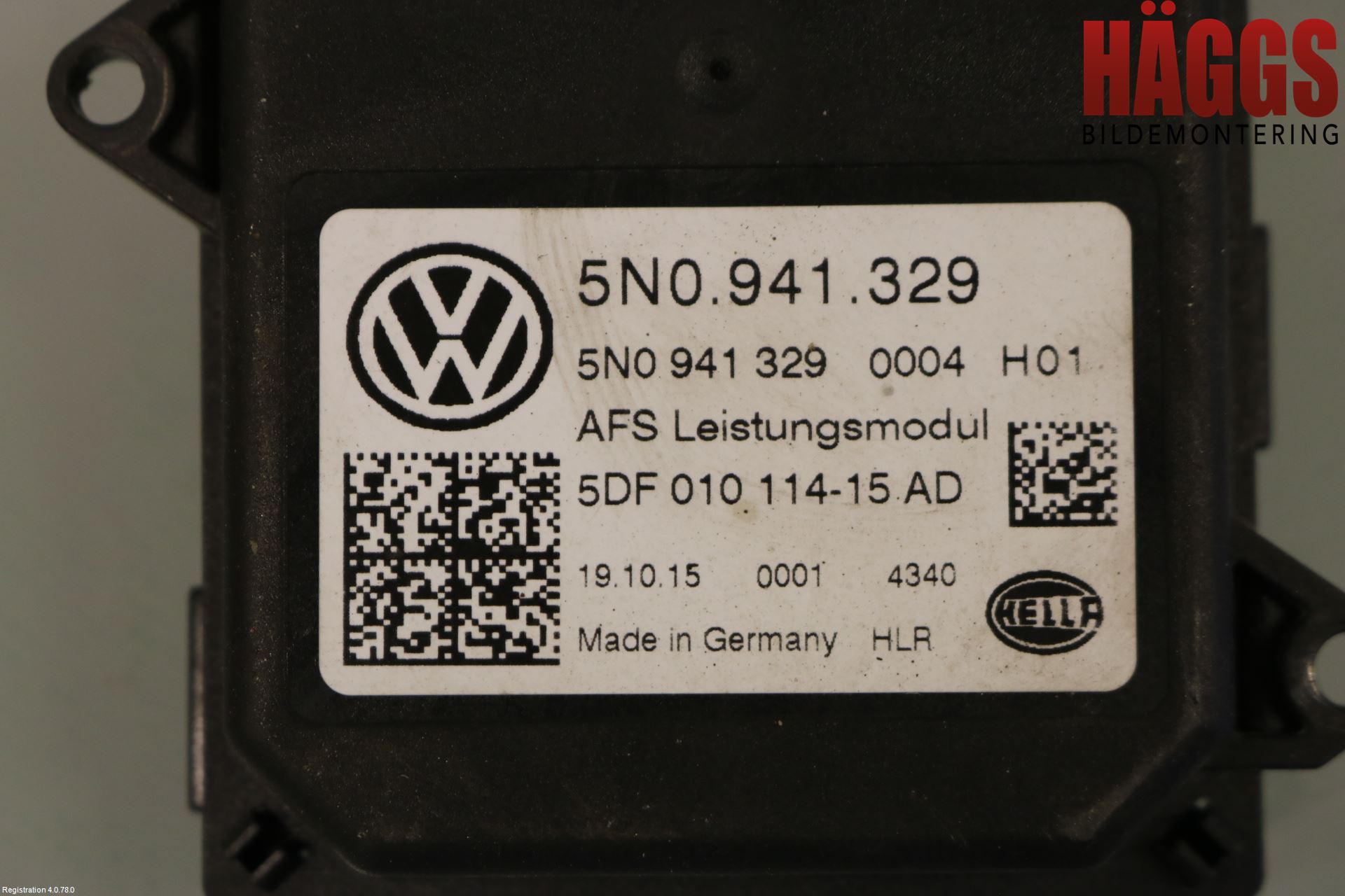 Volkswagen VW TIGUAN 07-16 Styrenhet Strålkastare