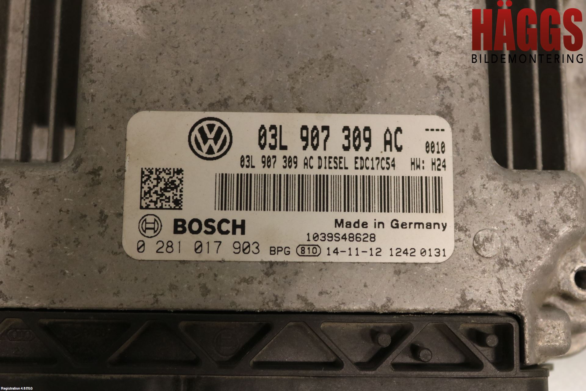 Volkswagen VW AMAROK 2H 10-22 Styrenhet Inspump Diesel