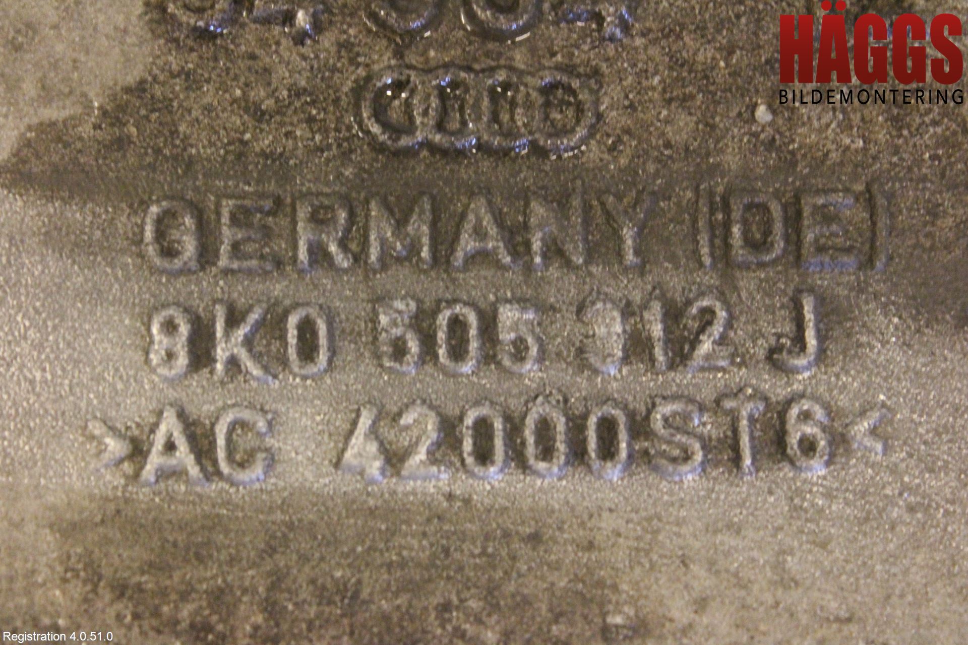 Audi A4 12-15 Bärarm Bak Höger