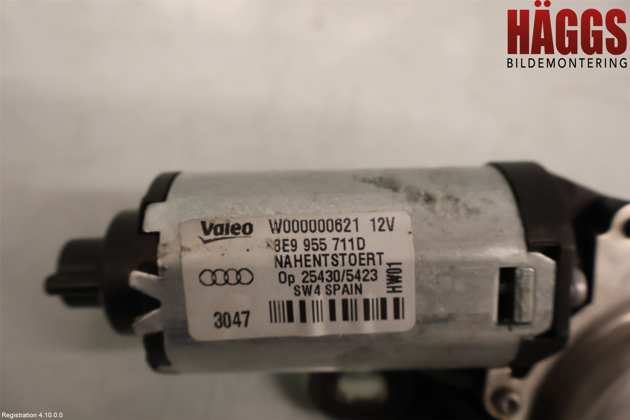 Audi A4/S4 05-07 Torkarmotor Baklucka