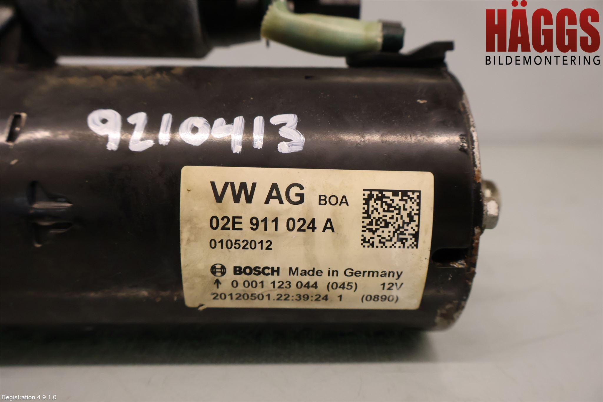 Volkswagen VW TRANSP/CARAVELLE (T5) 04-15 Startmotor Diesel
