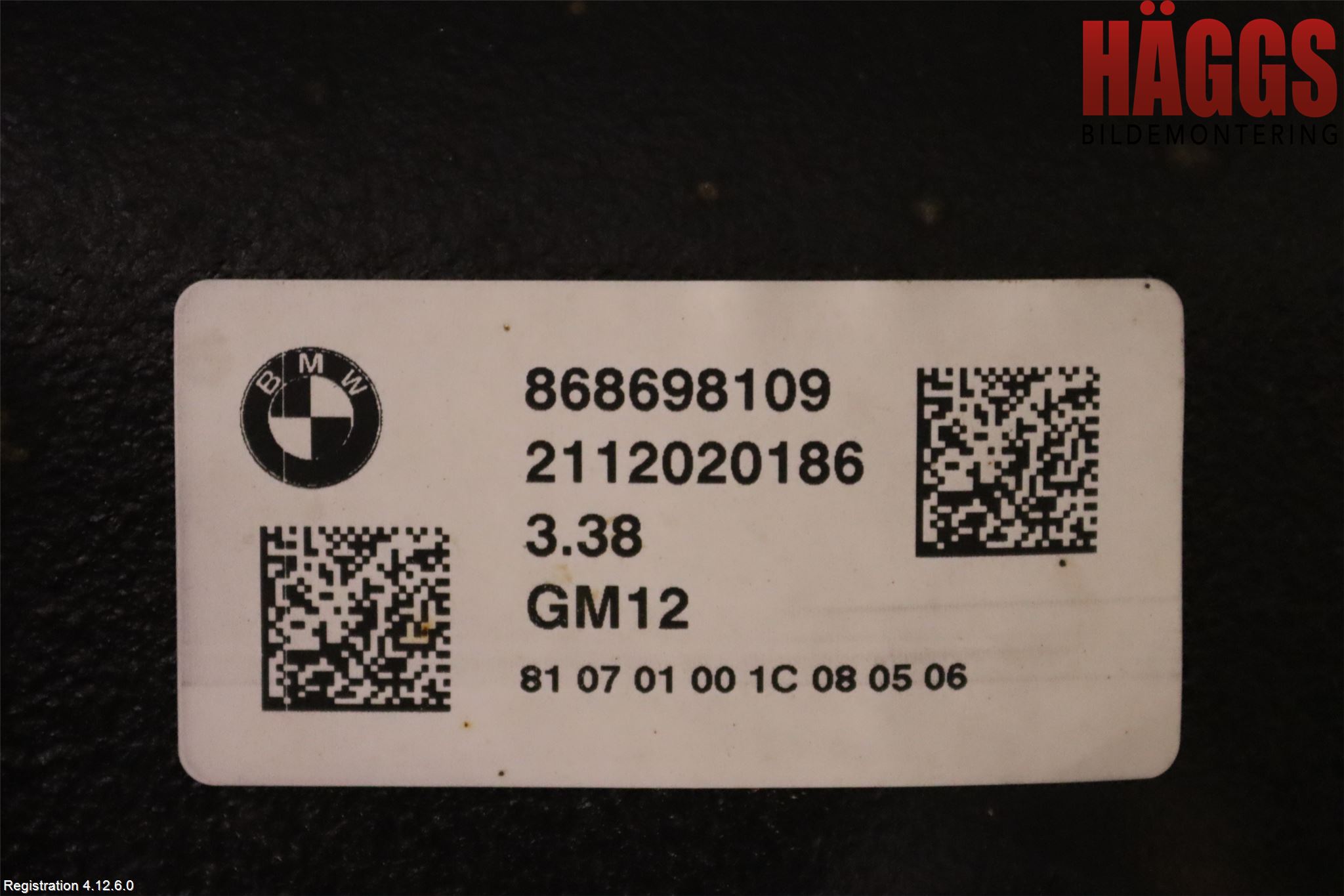 BMW X4 G02 18- Bakväxel-Diff