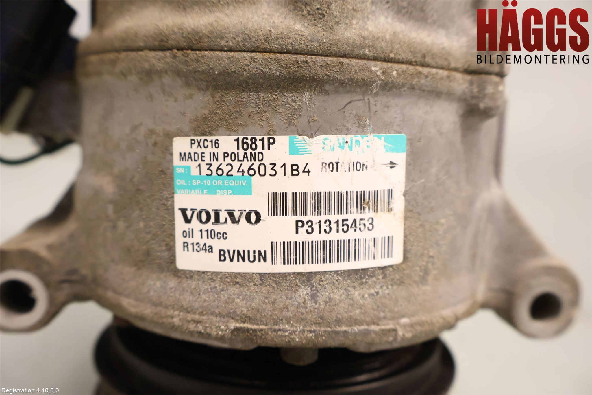 Volvo V60 11-13 Ac Kompressor